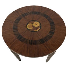Antique Table Art Deco, France, 1920, Marquetry and Wood