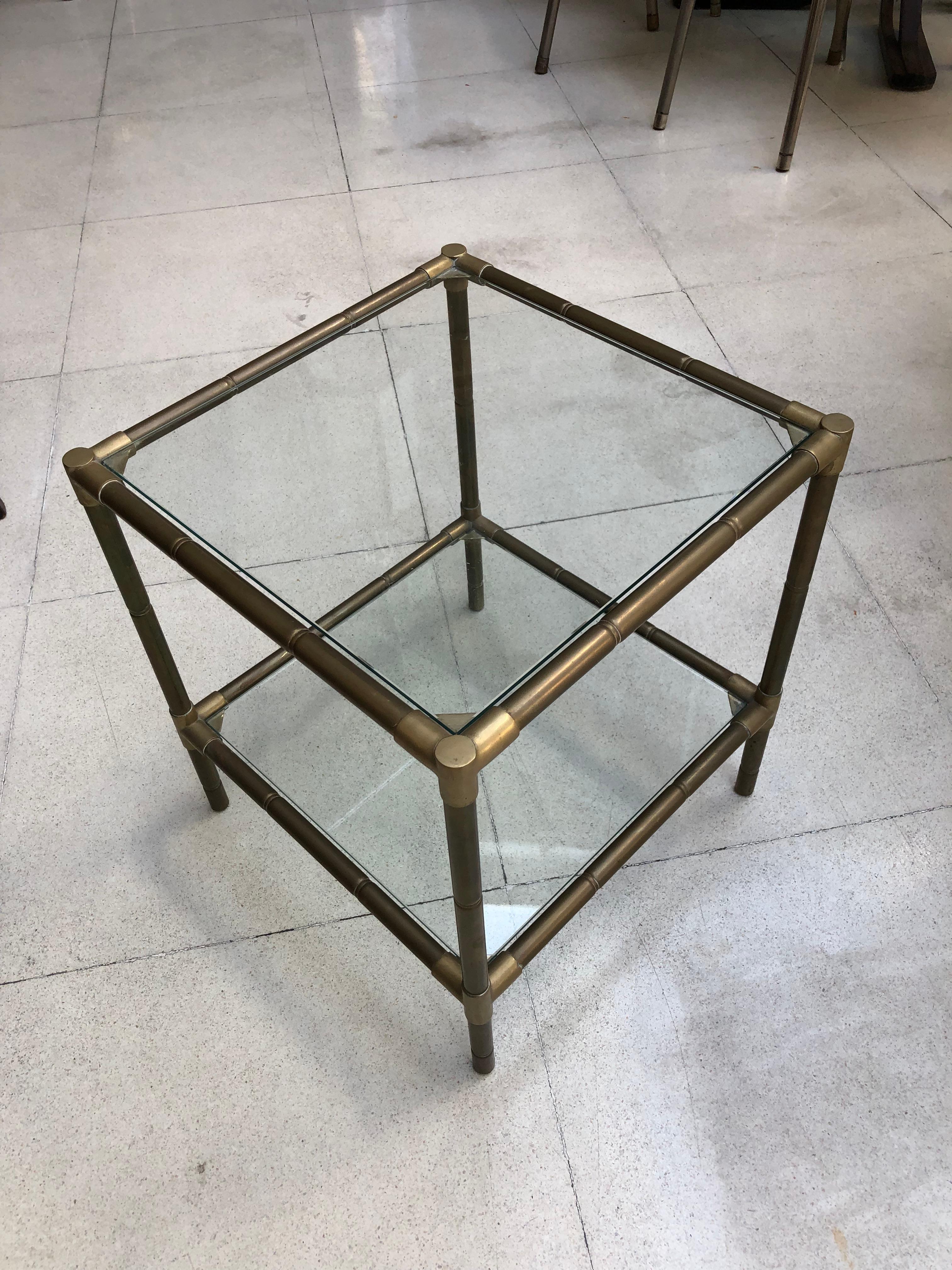 Tisch, Art déco, Frankreich, 1920, Material: Bronze und Glas im Angebot 4