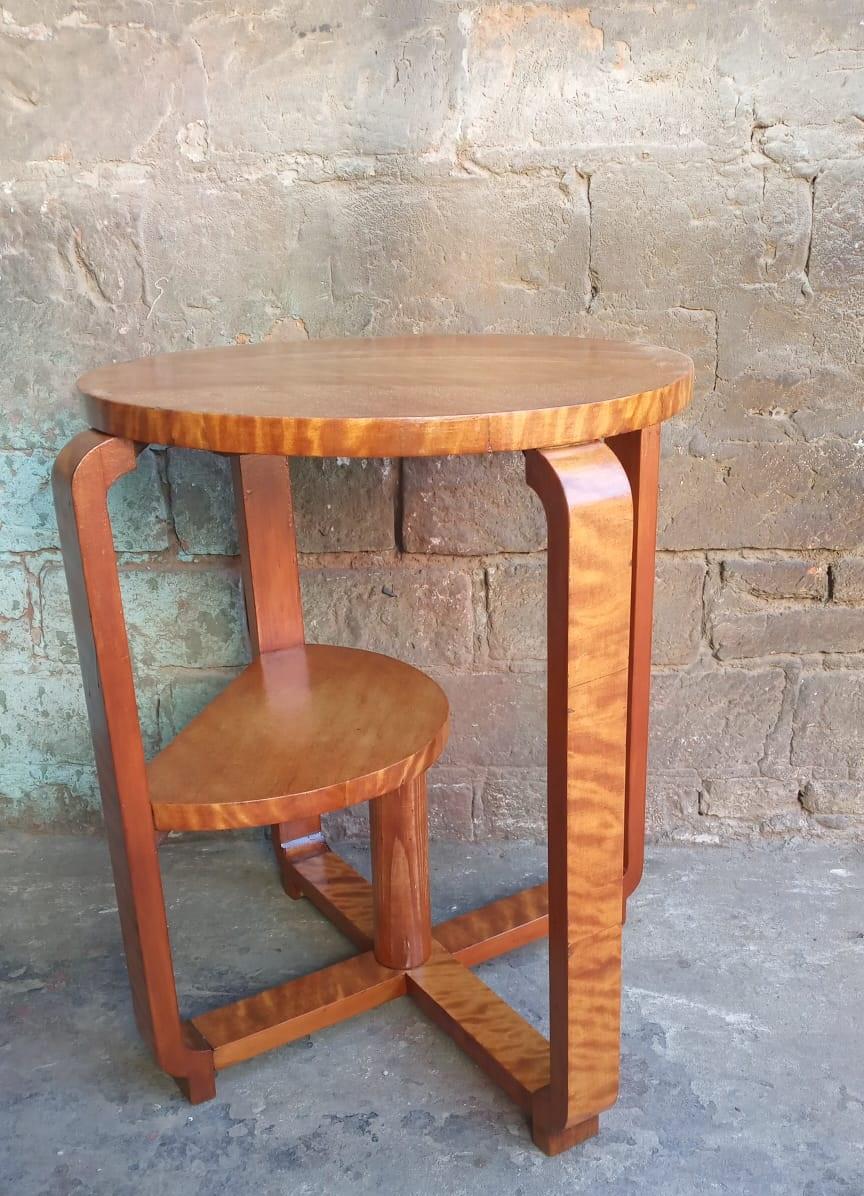 Tisch, Art déco, Frankreich, 1920, Materialien, aus Holz im Angebot 3