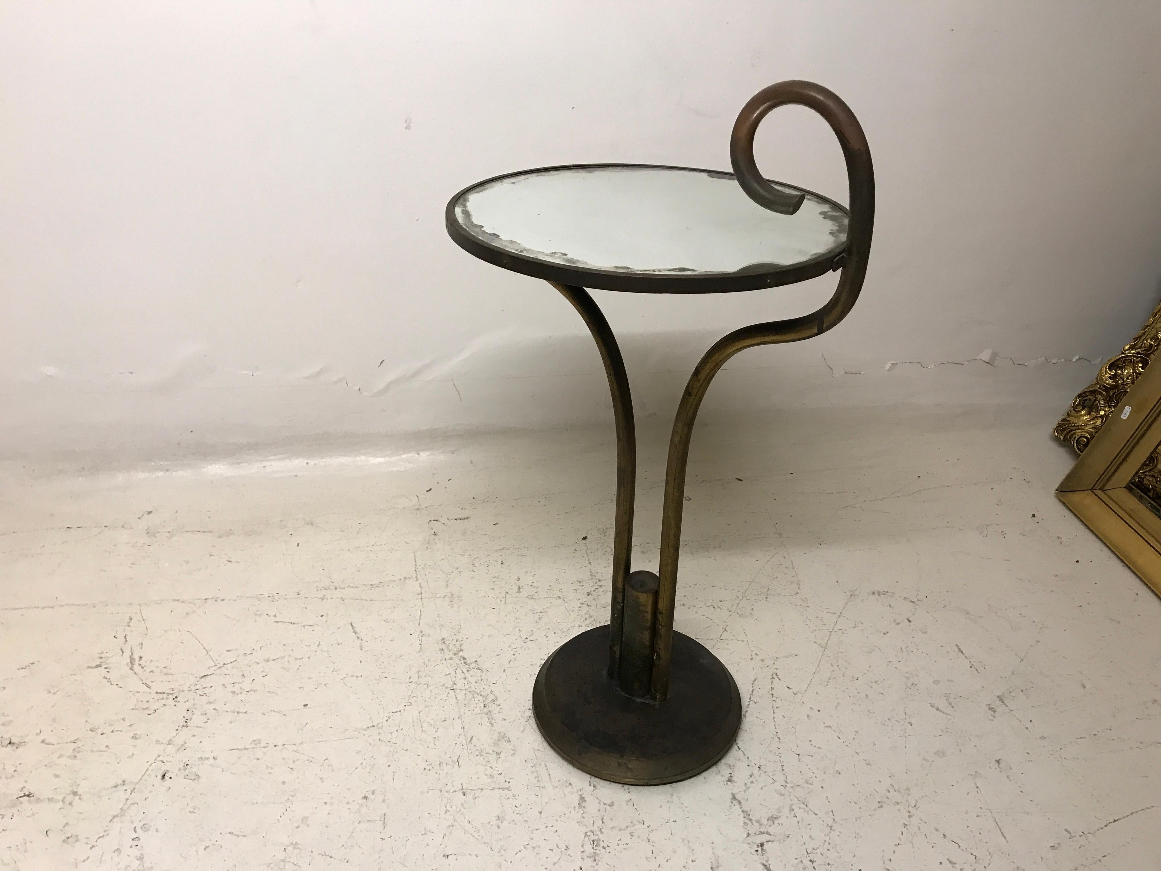 France Table.

Material: bronze and mirror.
Style: Art Deco.
We have specialized in the sale of Art Deco and Art Nouveau and Vintage styles since 1982. If you have any questions we are at your disposal.
Pushing the button that reads 'View All From