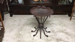 Table Art Deco in Iron, 1920, France
