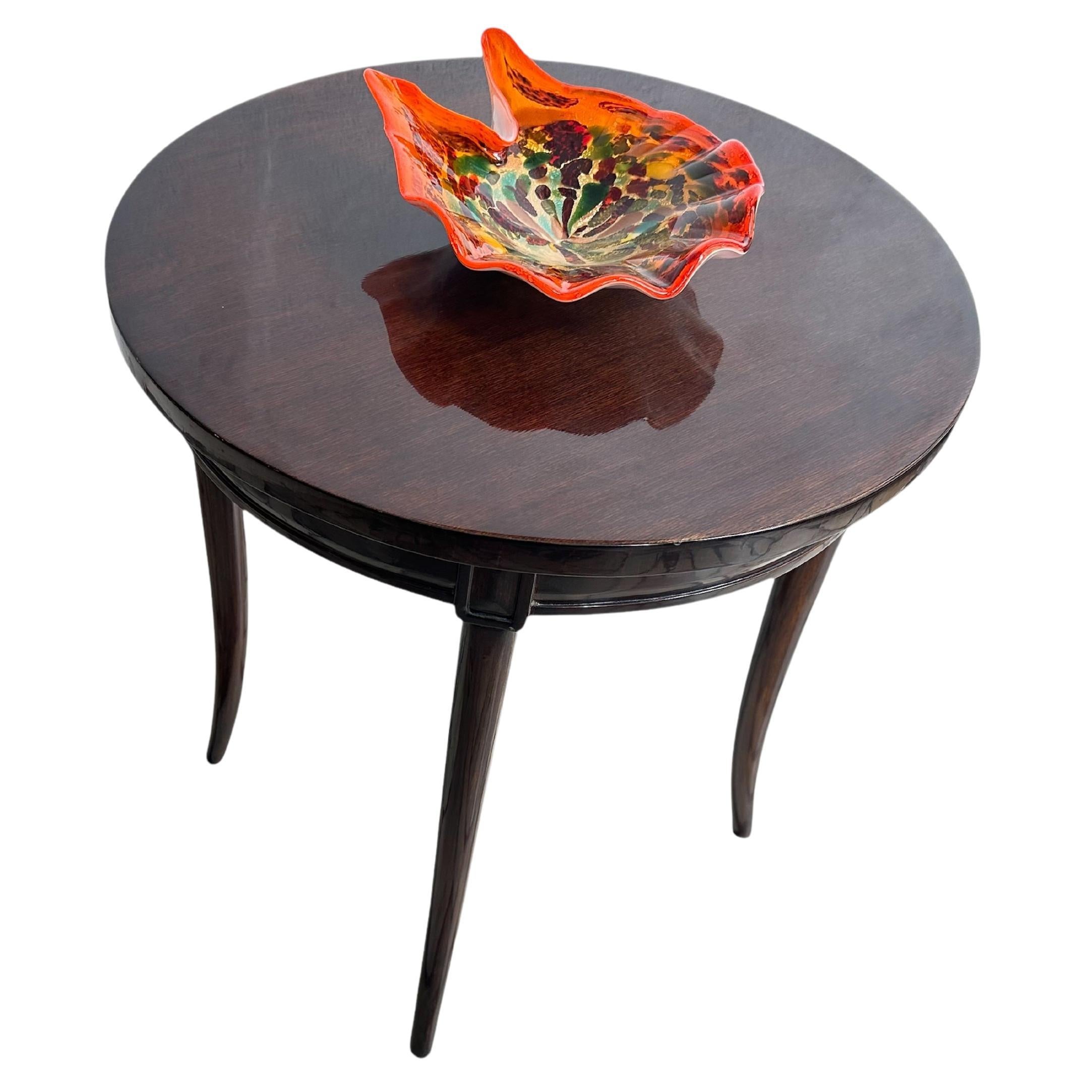 Tisch Art Deco in Holz, 1920, Frankreich