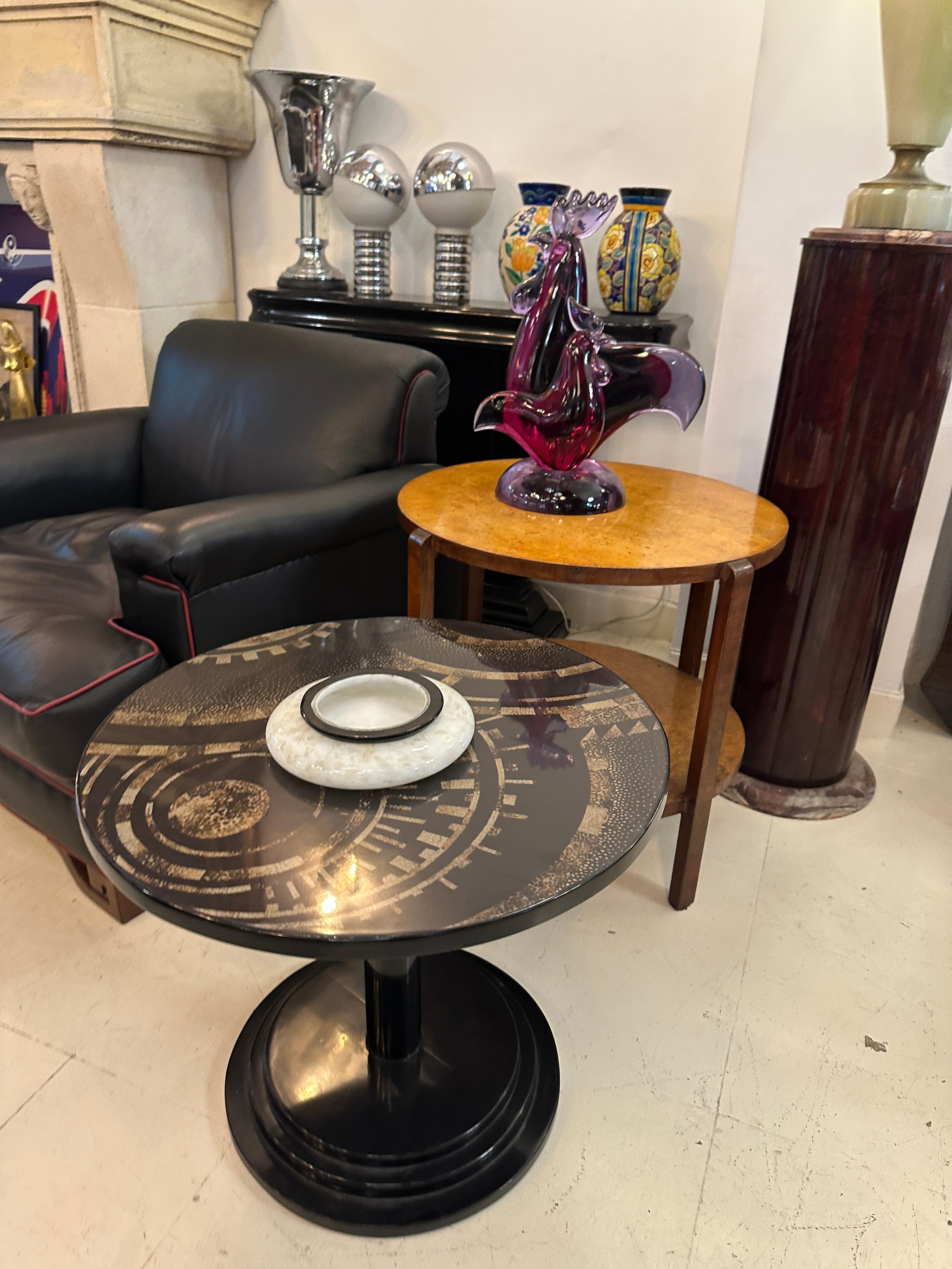 Table Art Deco in Wood, 1925, France For Sale 6