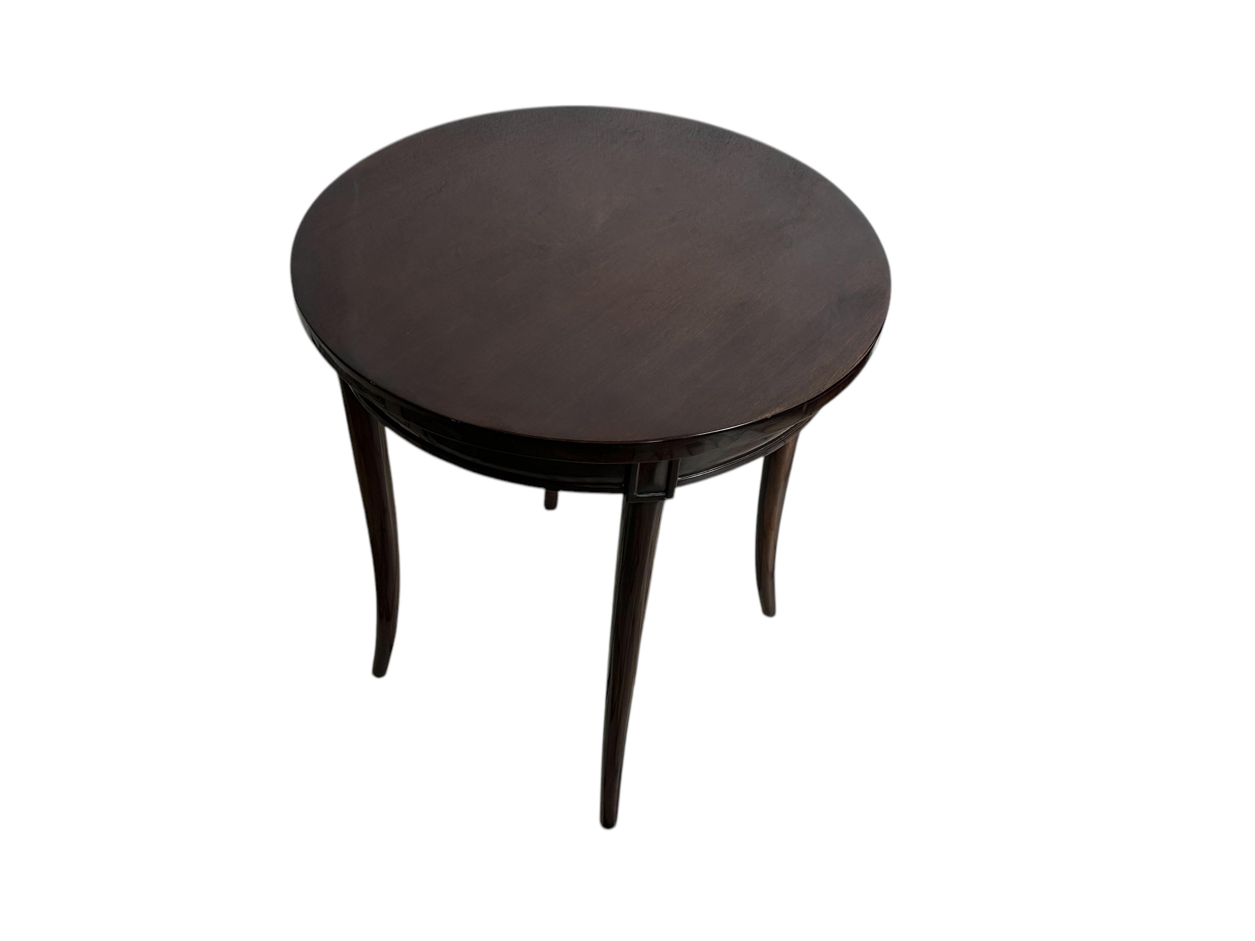 Table Art Deco in Wood, 1925, France For Sale 8