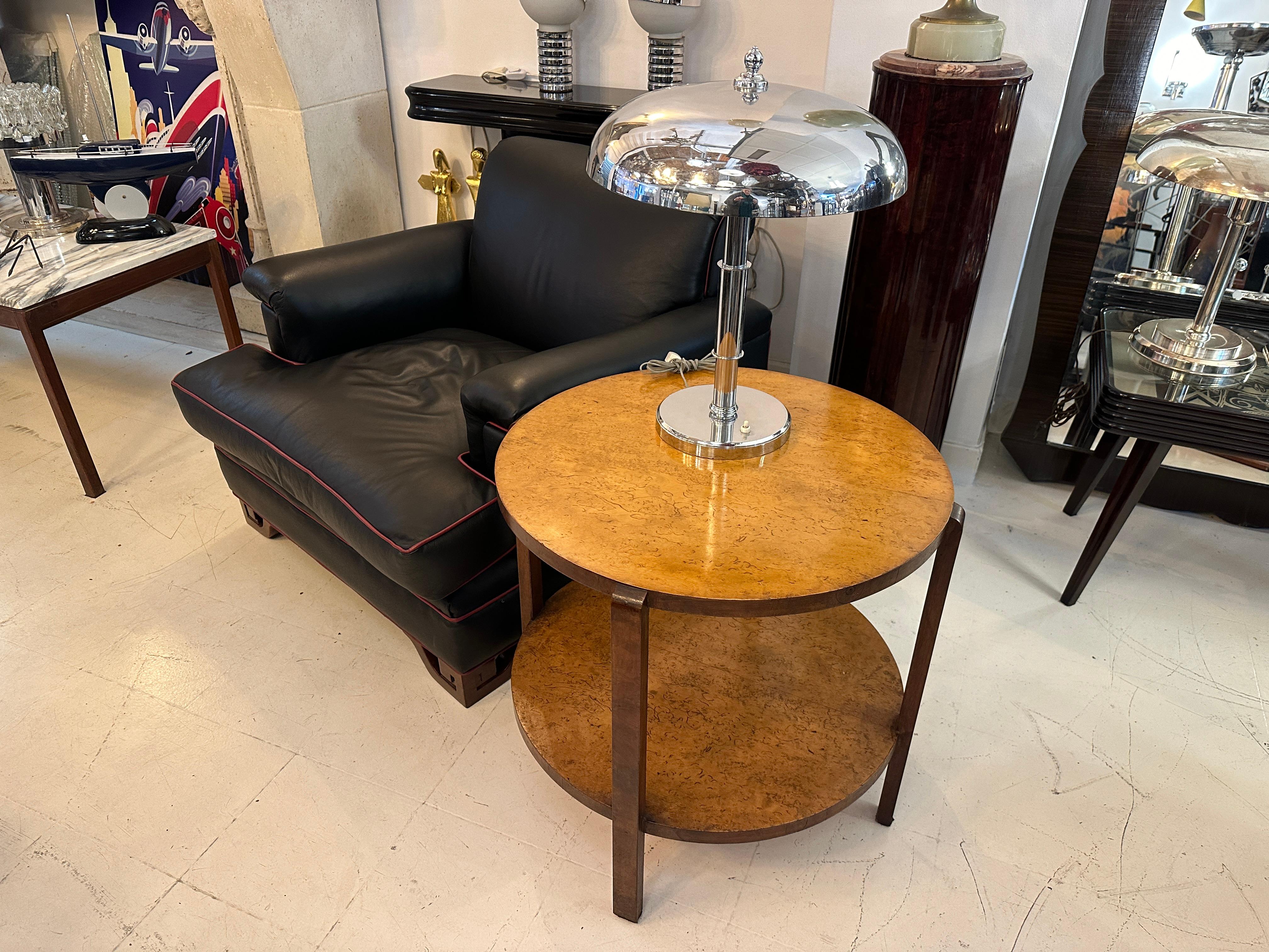 Table Art Deco in Wood, 1925, France For Sale 2