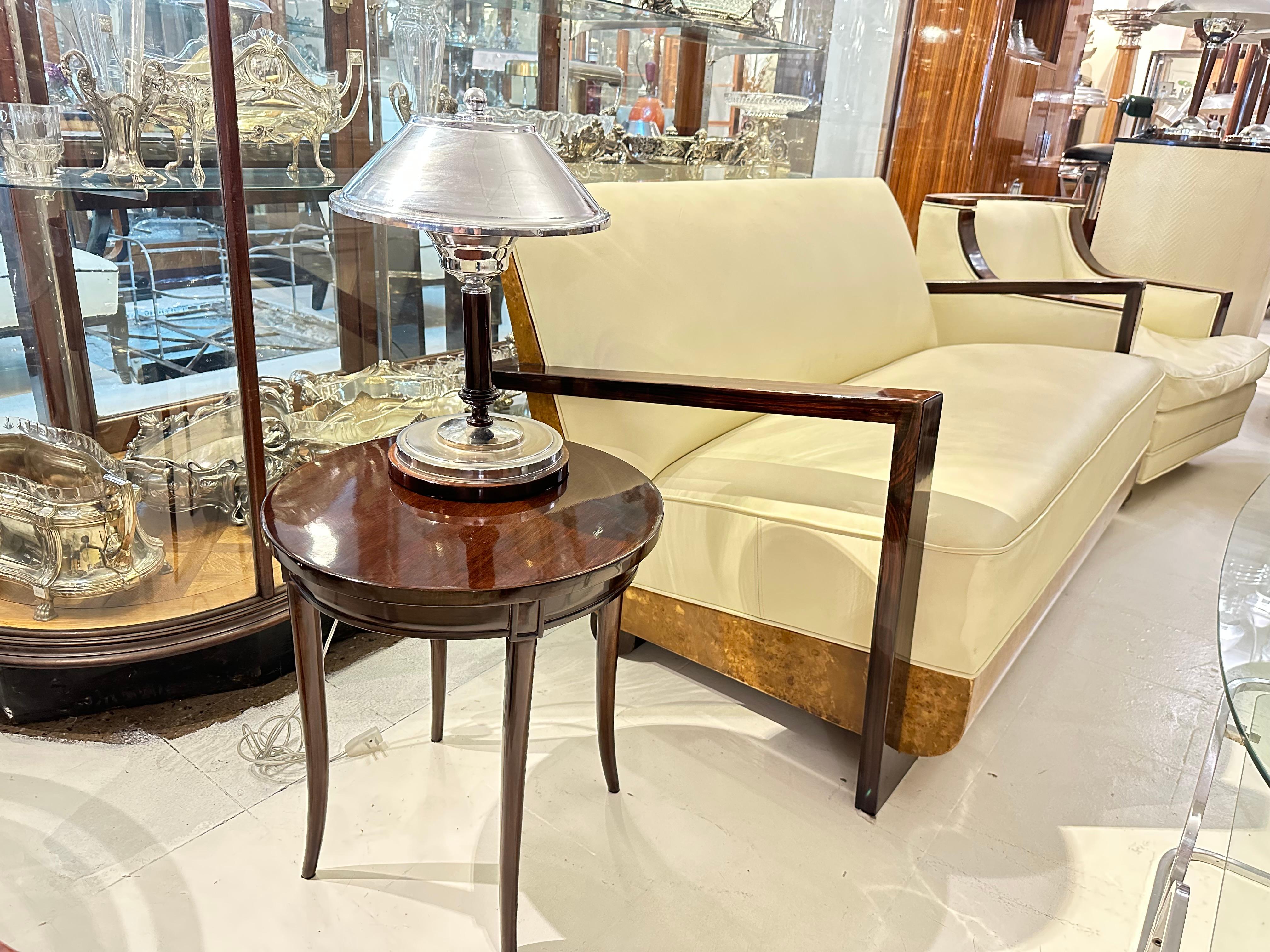 Table Art Deco in Wood, 1925, France For Sale 2