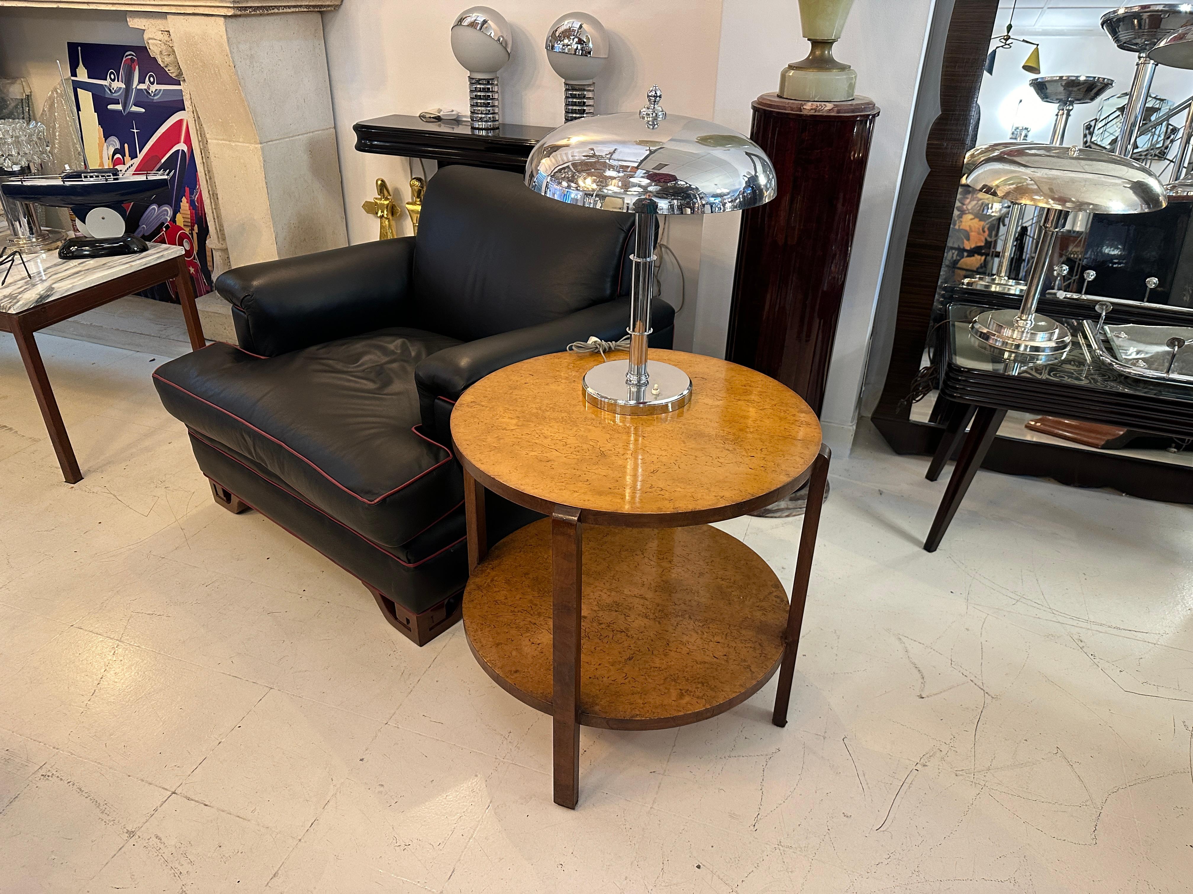 Table Art Deco in Wood, 1925, France For Sale 3