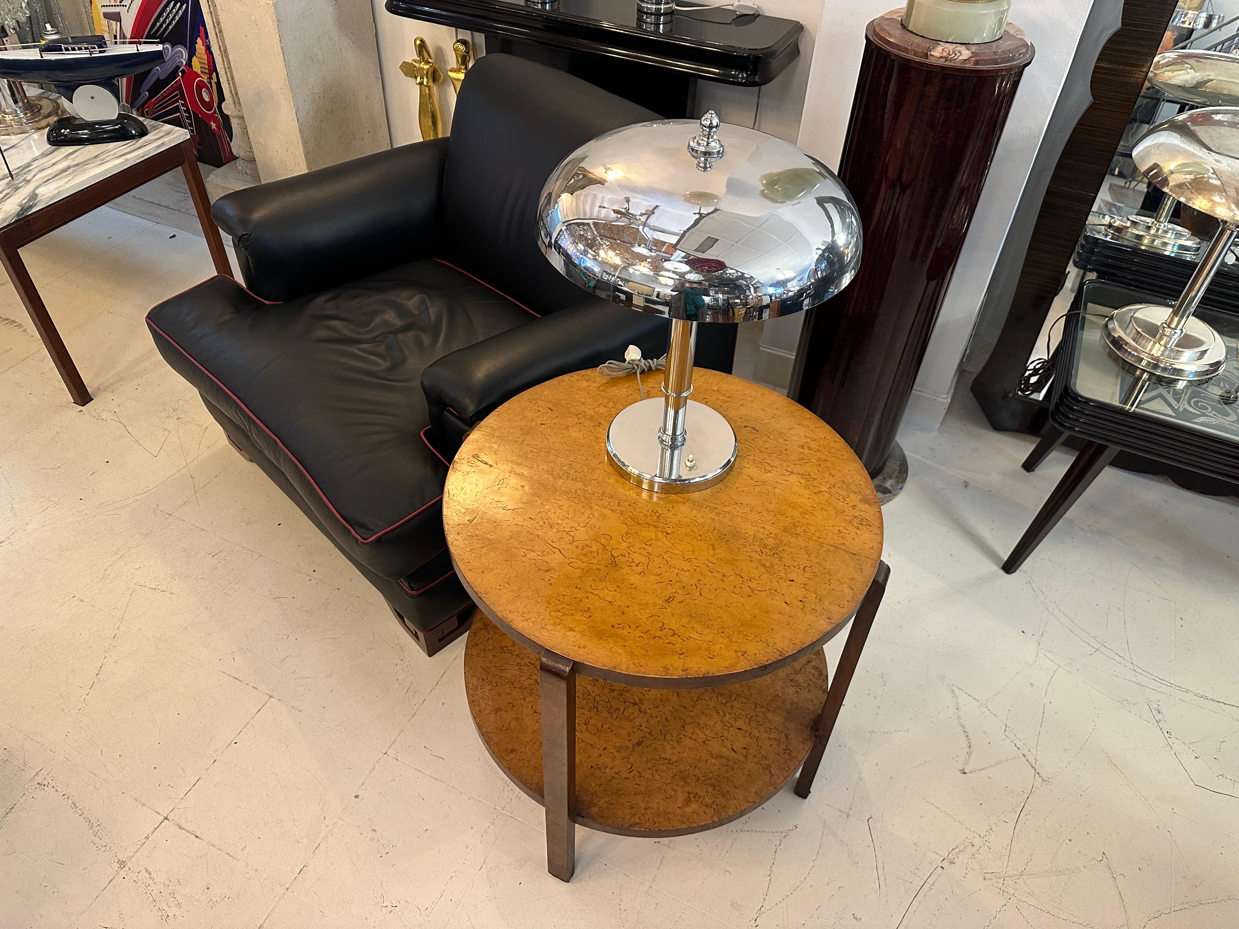 Table Art Deco in Wood, 1925, France For Sale 4