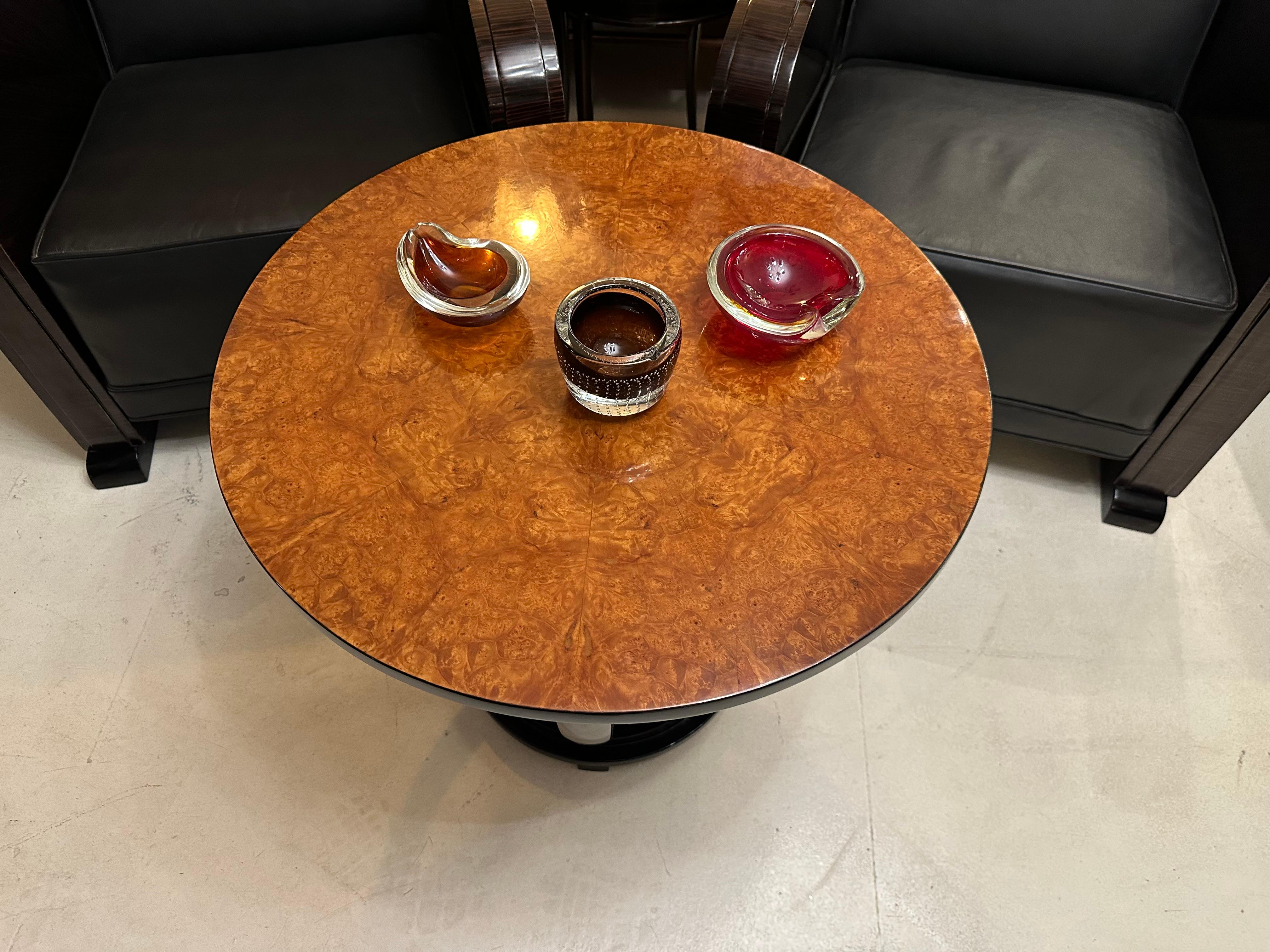 Table Art Deco in Wood, 1930, France For Sale 11