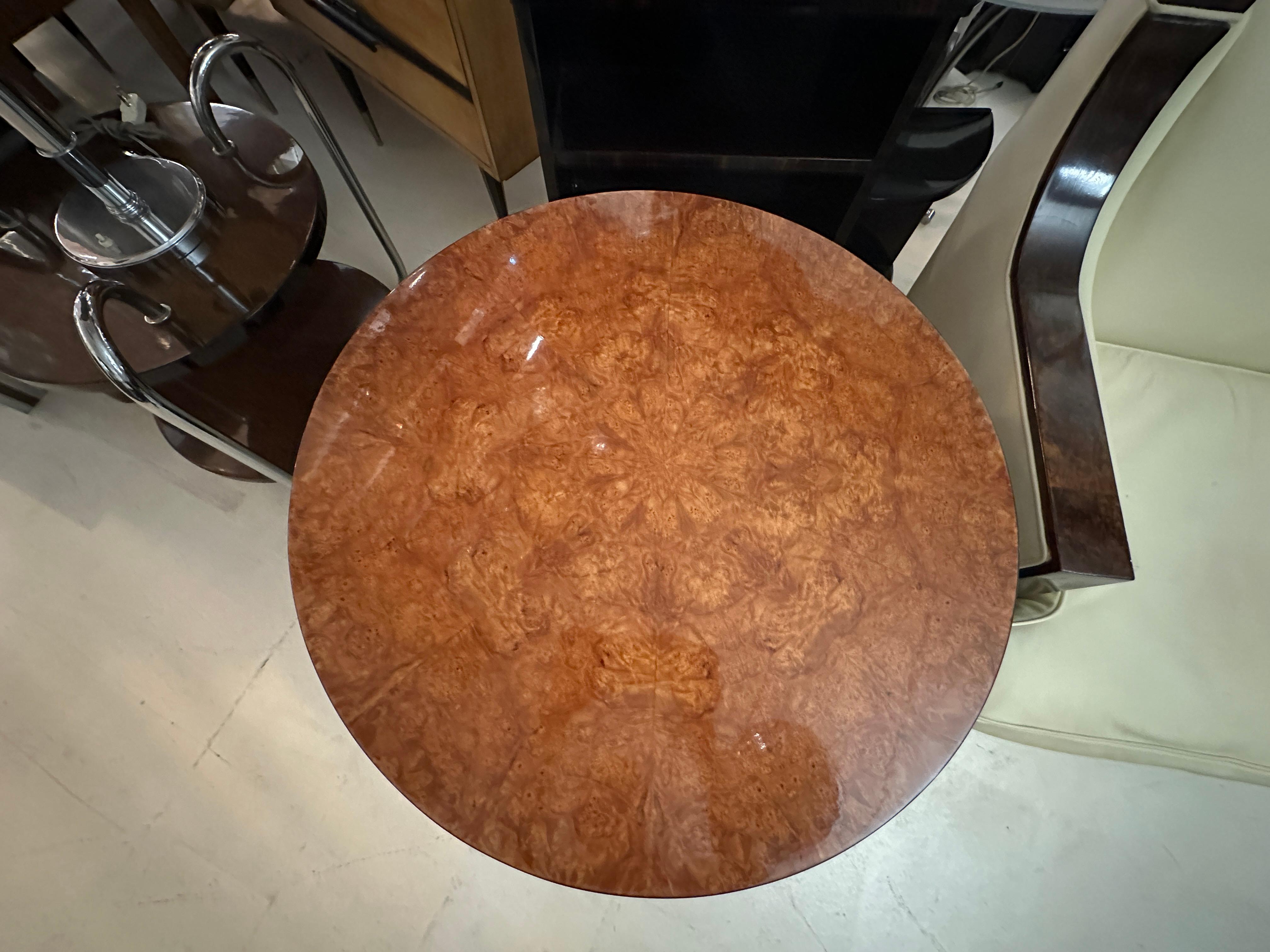 Mid-20th Century Table Art Deco in Wood, 1930, France For Sale