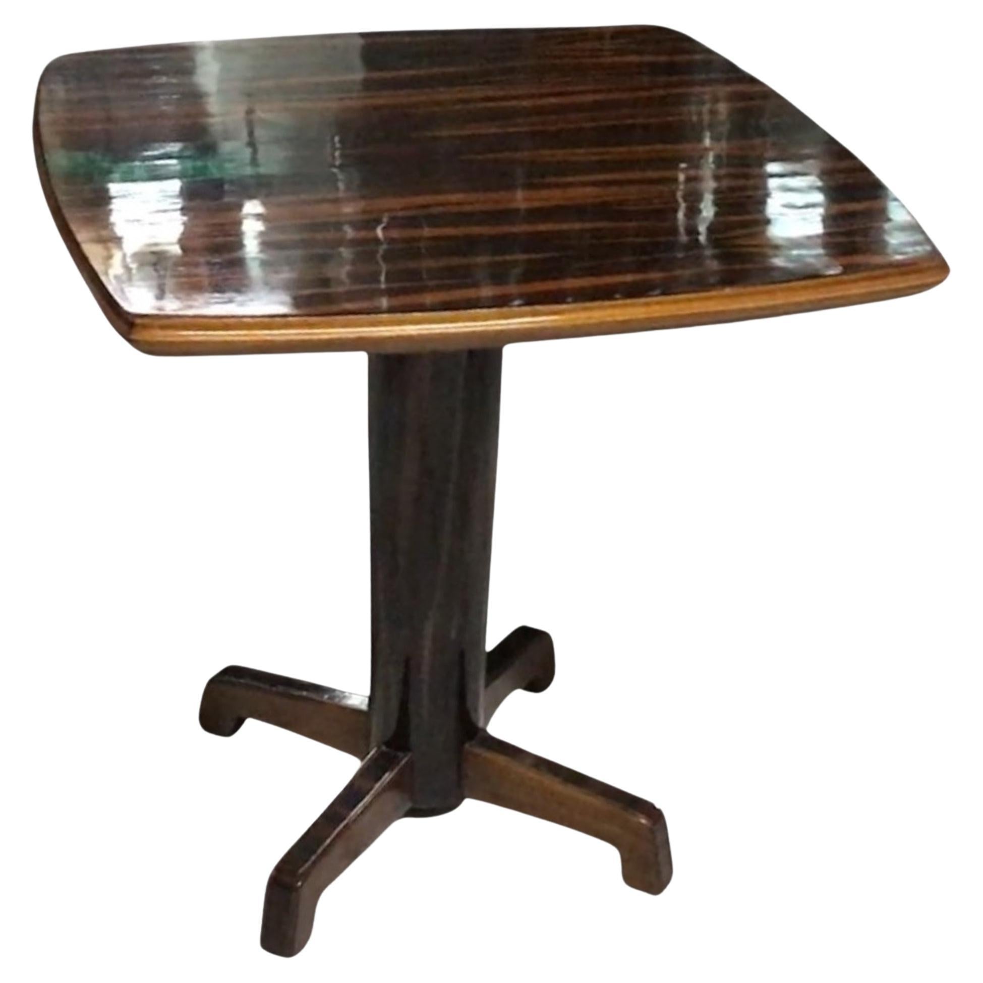 Tisch Art Deco in Holz, 1930, Frankreich im Angebot