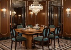 Table Art Deco in wood, Year, 1930, Comte