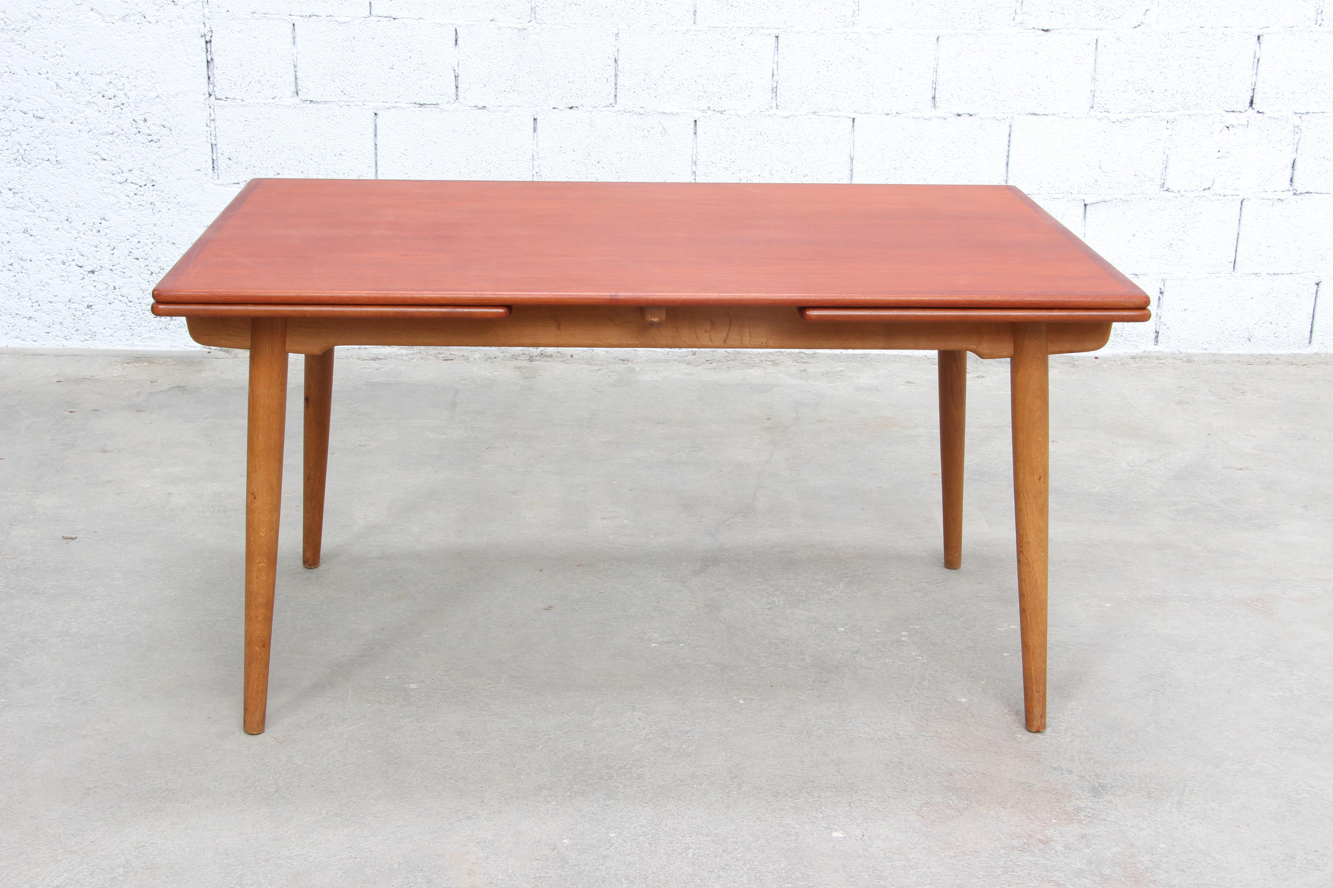  Hans Wegner AT-312  dining Table for Andreas Tuck For Sale 2