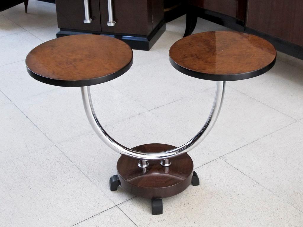 Tisch, „Bauhaus zugeschrieben“, Deutsch im Angebot 3