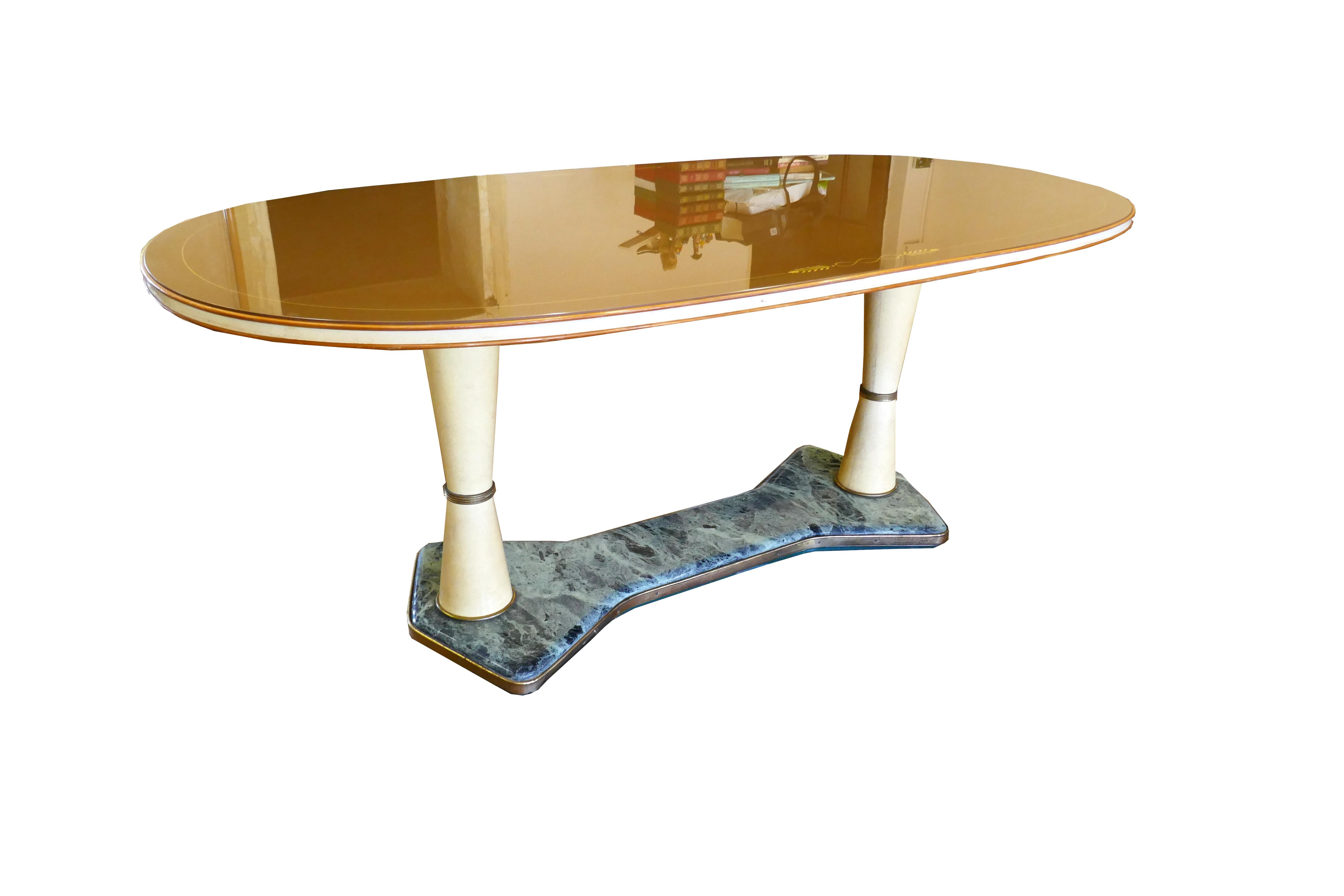 Moderne Table attribuée à Vittorio Dassi - Possible mobilier La Permanente Cantu en vente