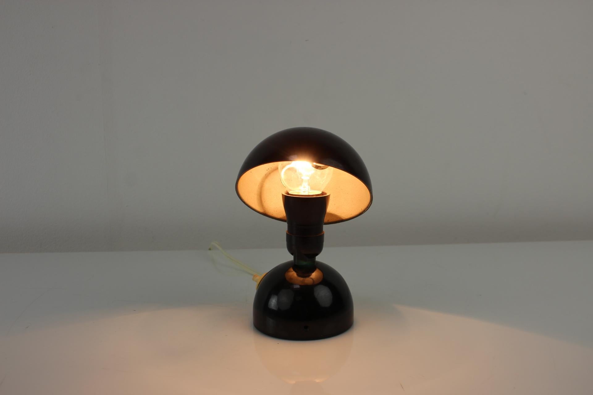 20th Century Table Bakelite Mushroom Lamp, 1960s For Sale