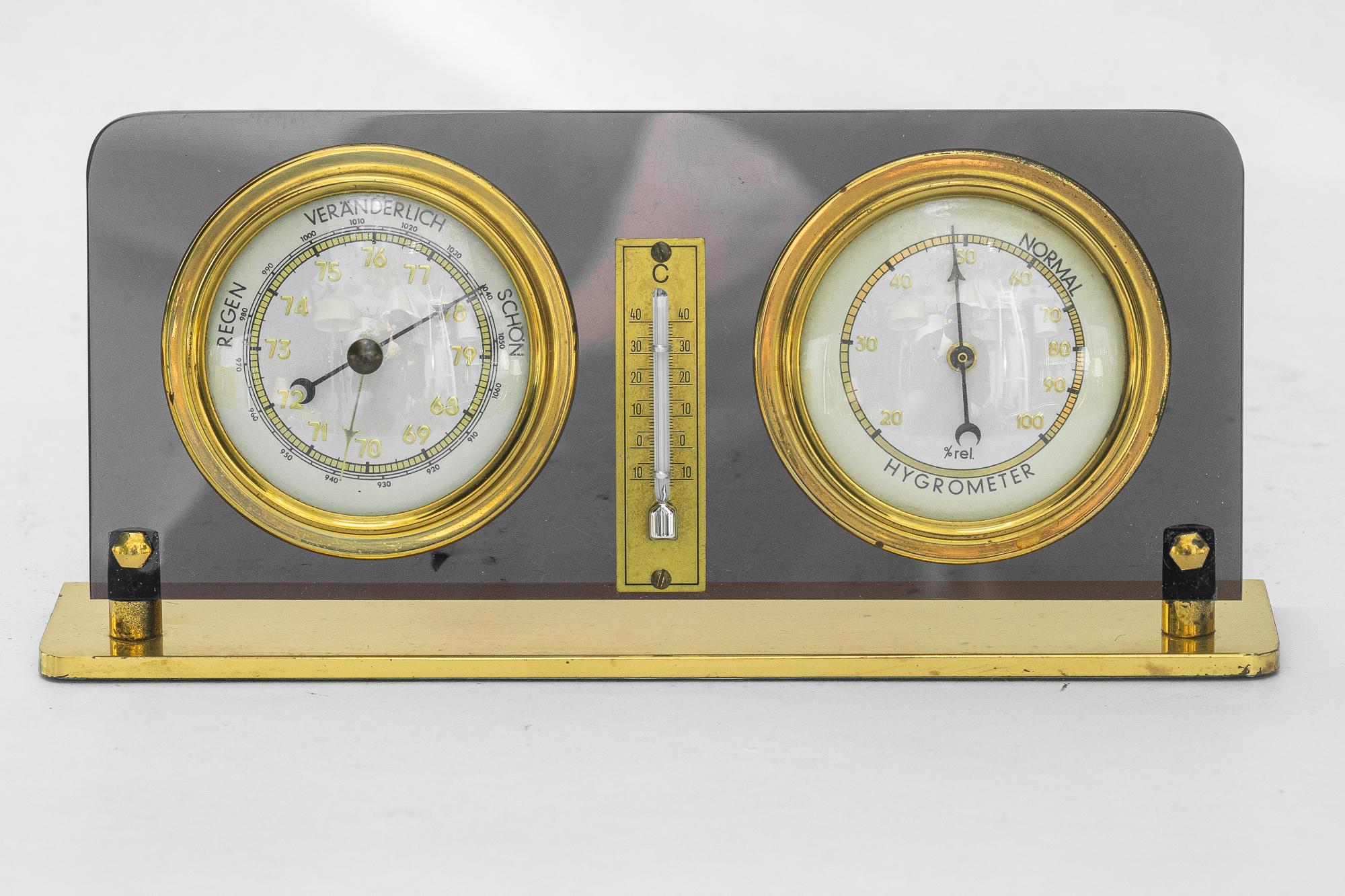 Tavolo barometro stazione meteorologica Vienna Around, anni '50 in vendita 3
