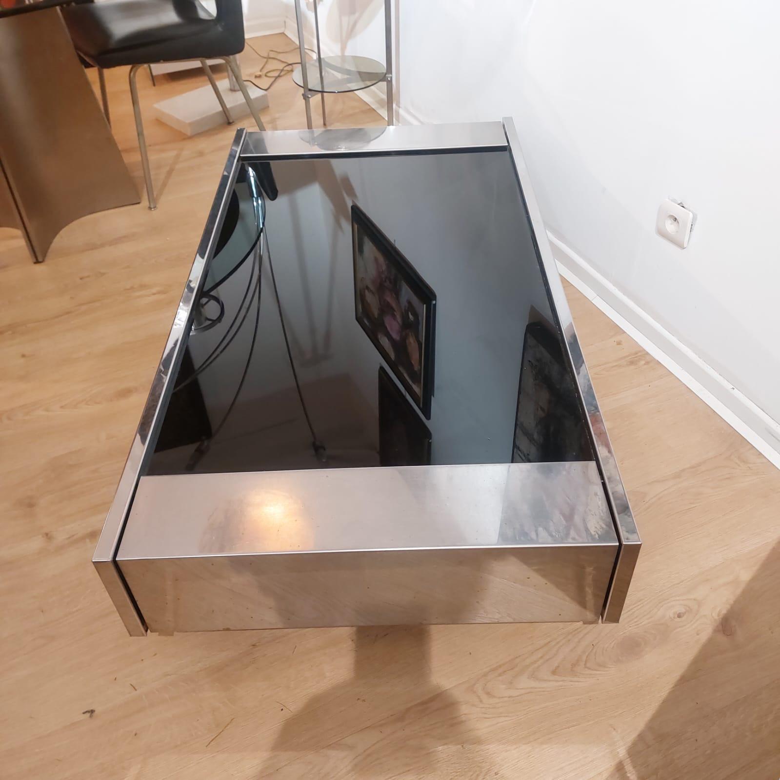 Fin du 20e siècle Table basse de WILLY RIZZO 1970 en vente