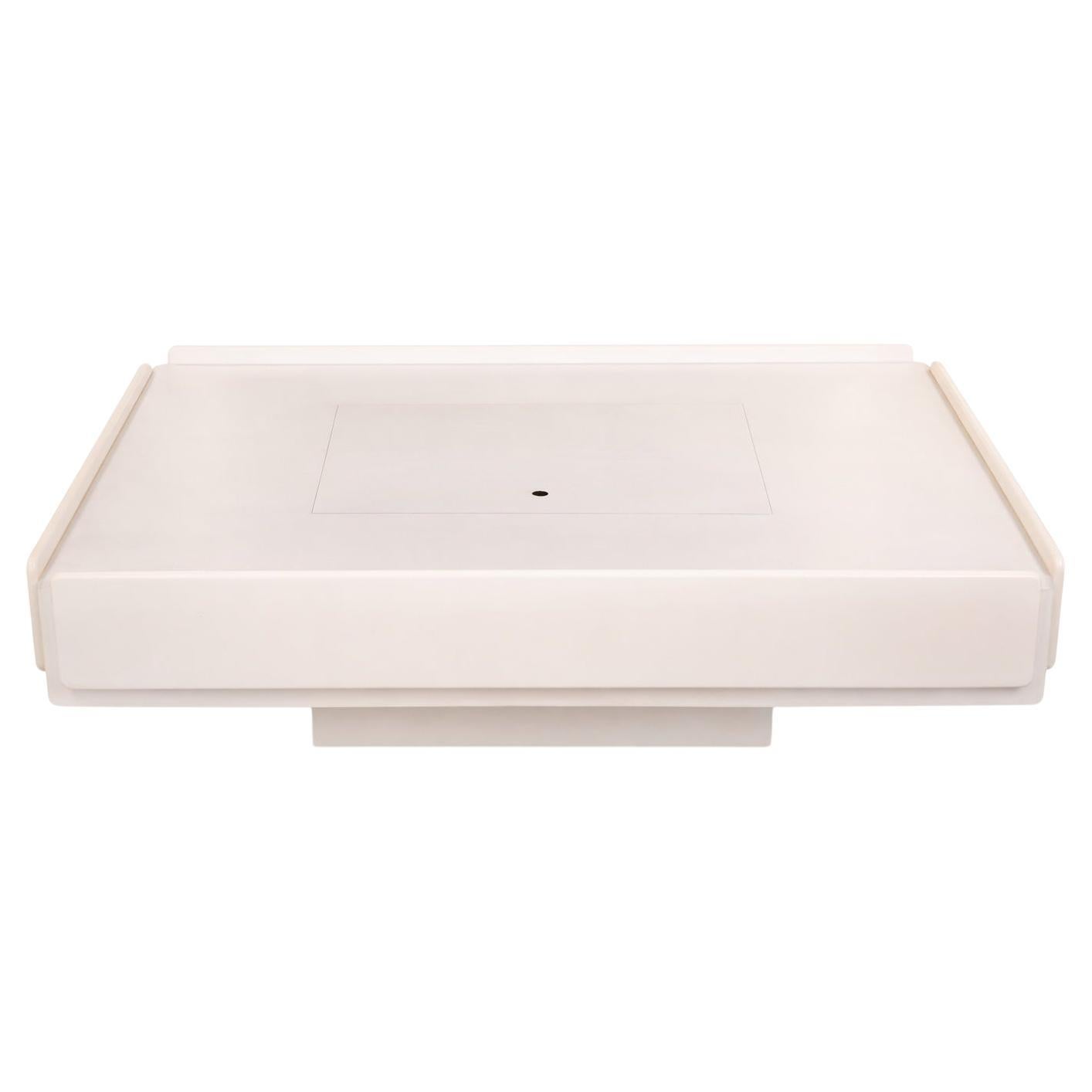 White Caori Coffee Table by Vico Magistretti for Gavina, 1960s