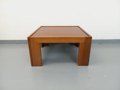 Table basse carrée italienne vintage de Afra & Tobia Scarpa pour Cassina