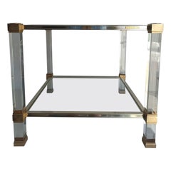 Table Basse Carrée Verre Et Altuglass Pierre Vandel