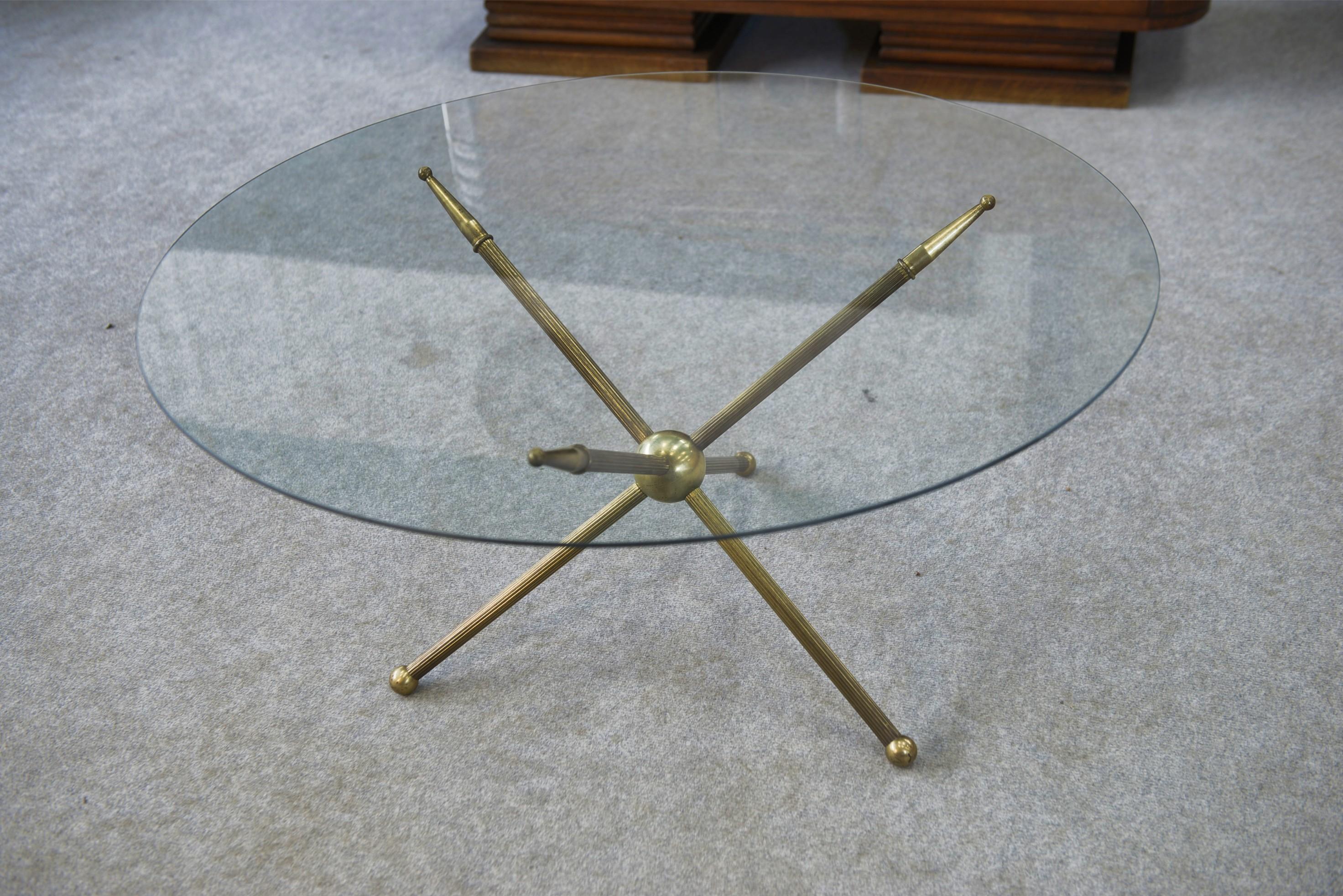 Late 20th Century Table Basse dans le goût de Maison Jansen 1970's For Sale
