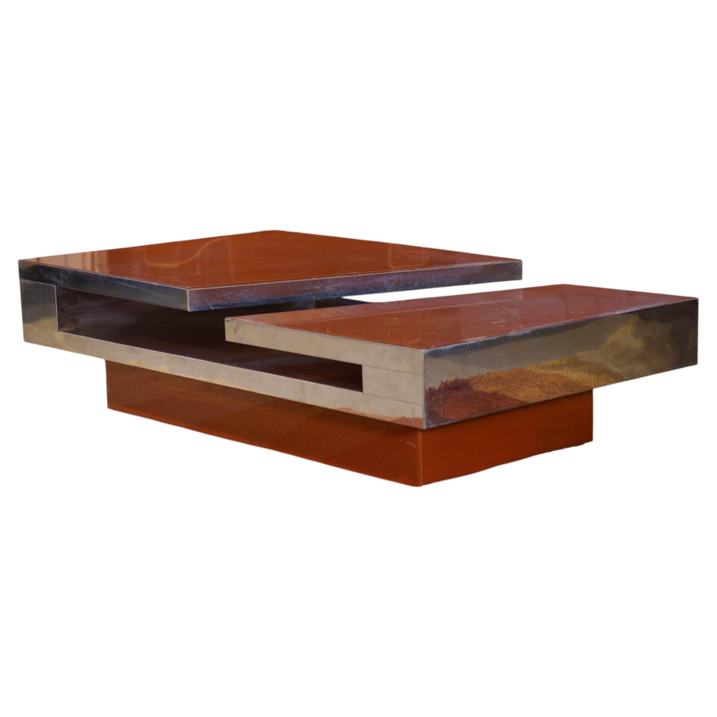 Table basse Design par Philippe Jean 1970's