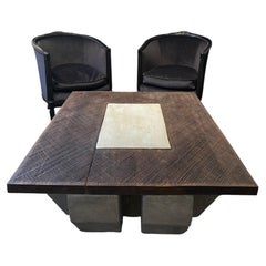 Table basse d'un style africain de Christian Caulas