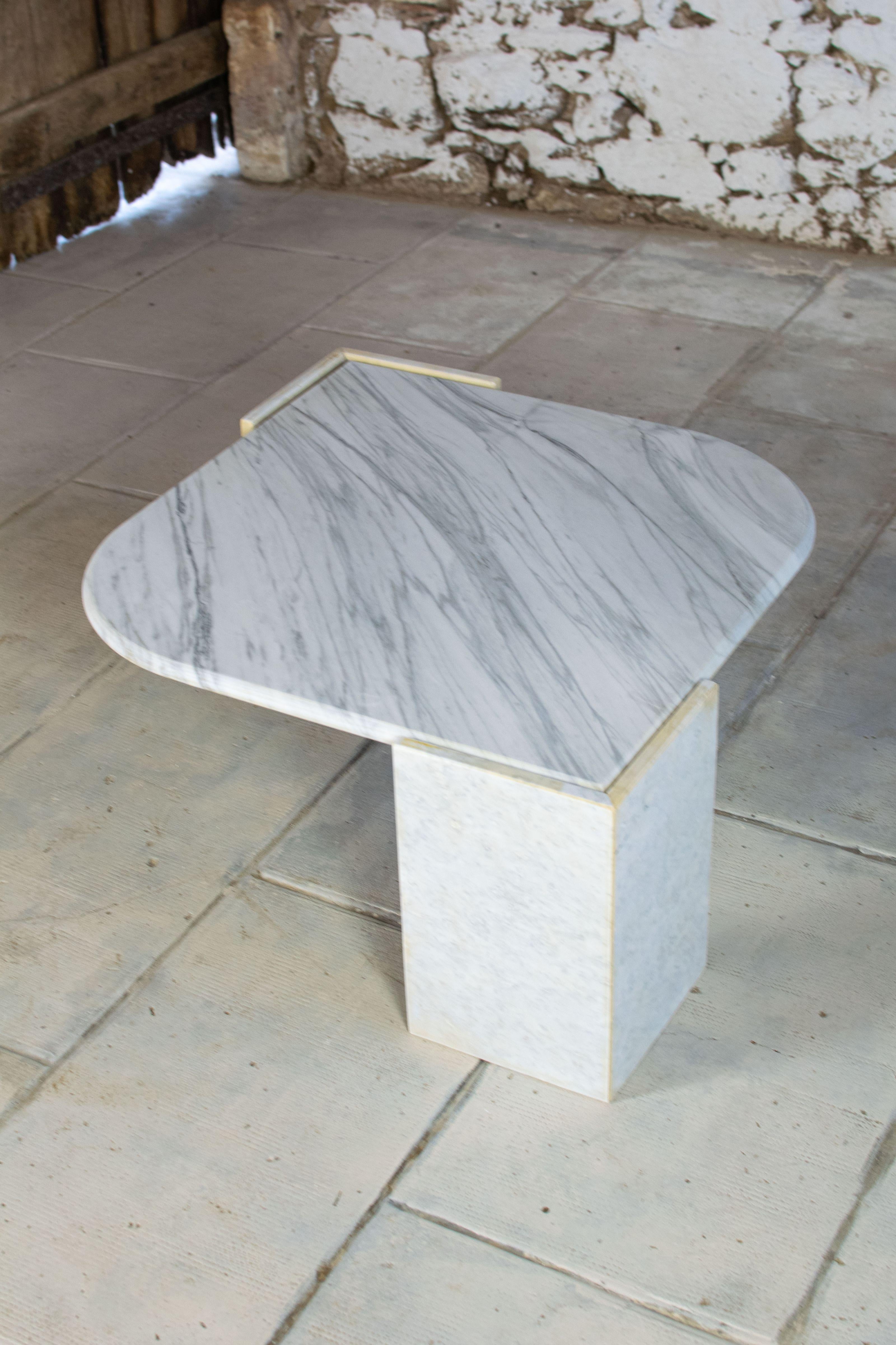Table basse en marbre forme oeil, 1970 2
