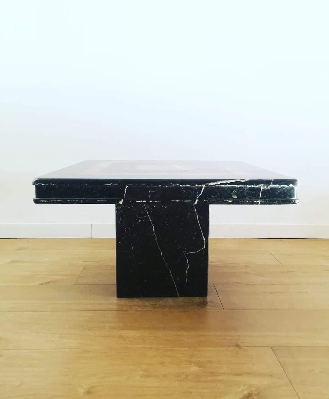 French Table basse en marbre italien