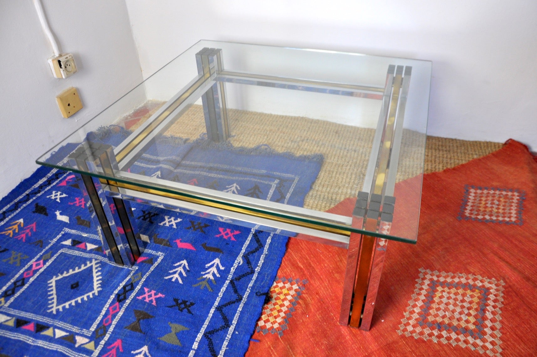 Mesa baja Hollywood Regency, Italia, 1970 en venta
