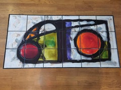 Juliette Belarti Coffee Table, Ceramic & Volcanic Lava, Belgium, 1960