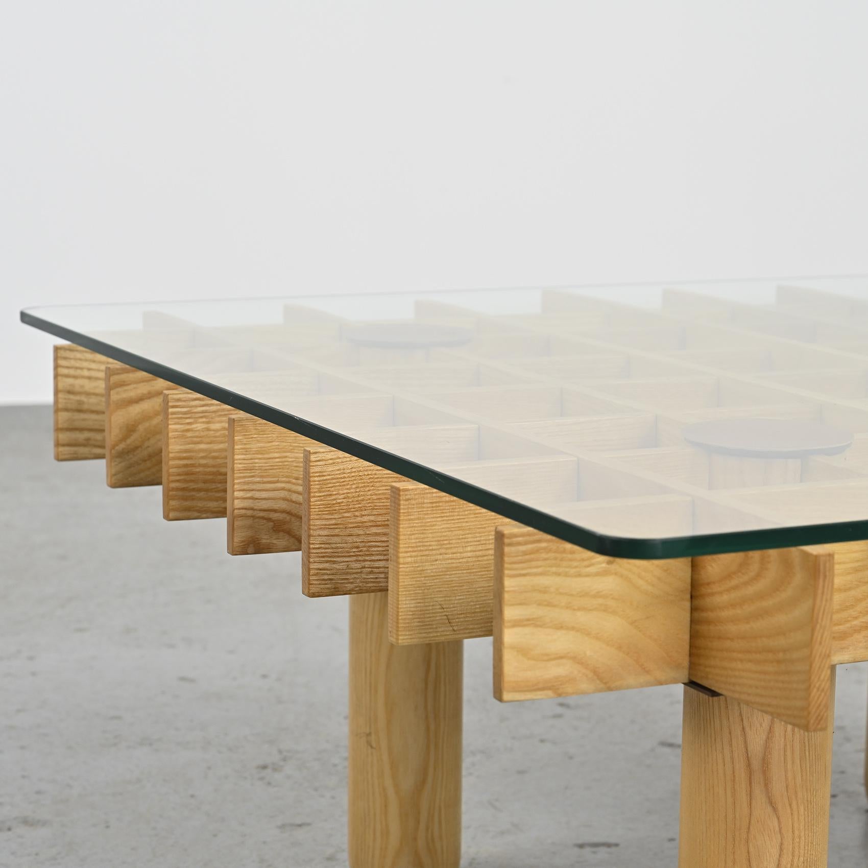Glass Table basse Kyoto par Gianfranco Frattini, circa 1974