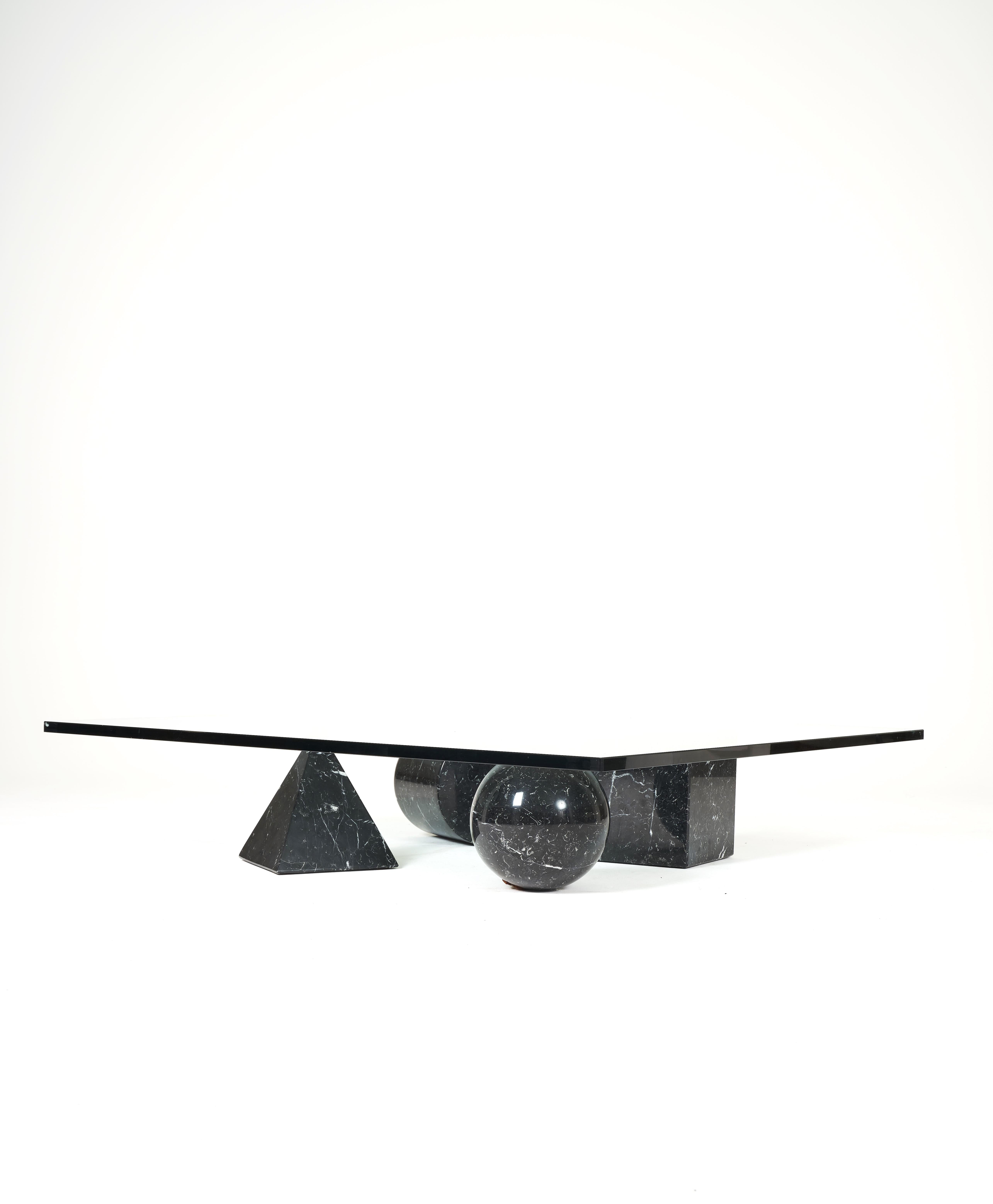 Metafora Coffee Table By Lella And Massimo Vignelli For Martinelli Luce In Good Condition In PARIS, FR
