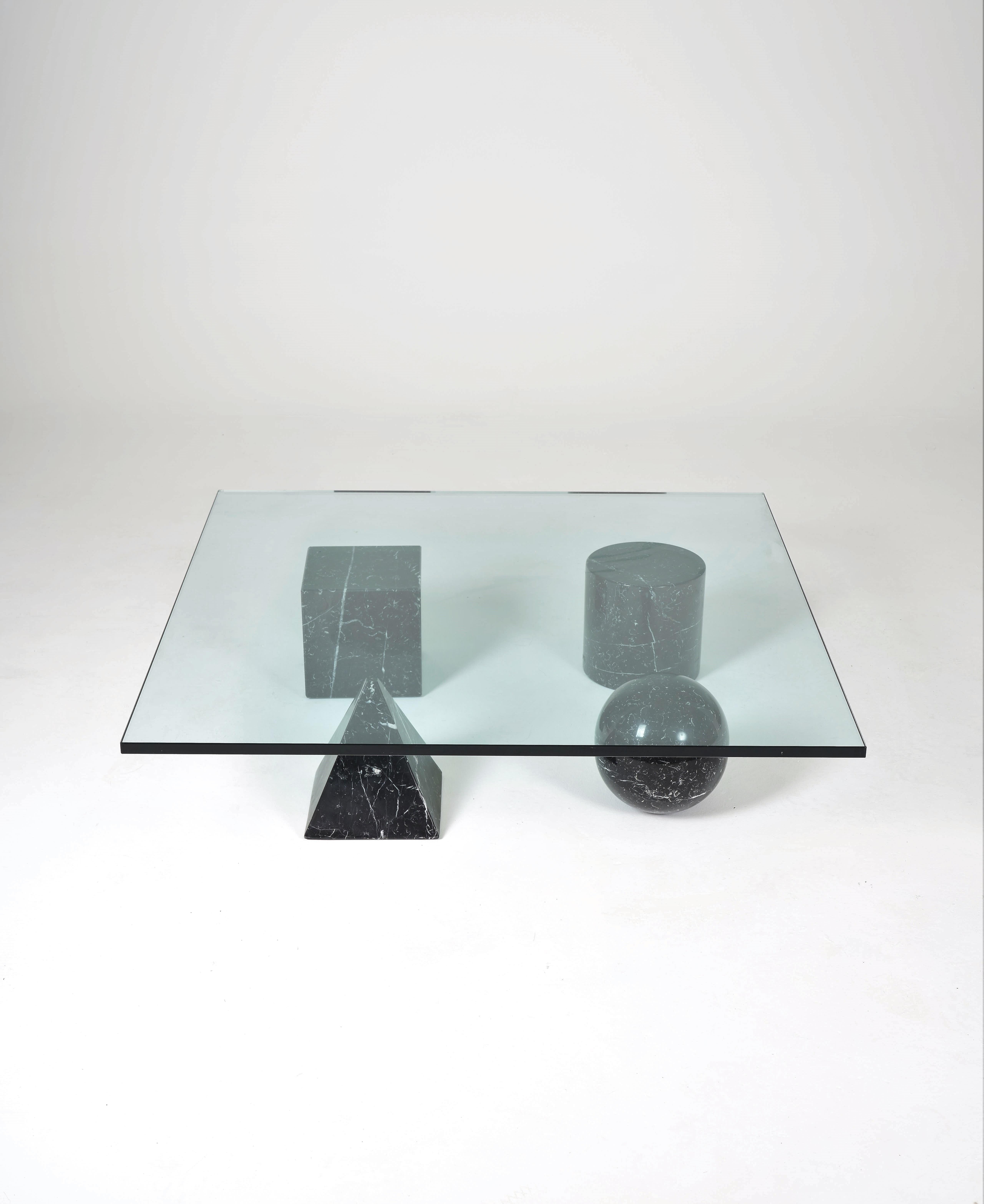 Late 20th Century Metafora Coffee Table By Lella And Massimo Vignelli For Martinelli Luce