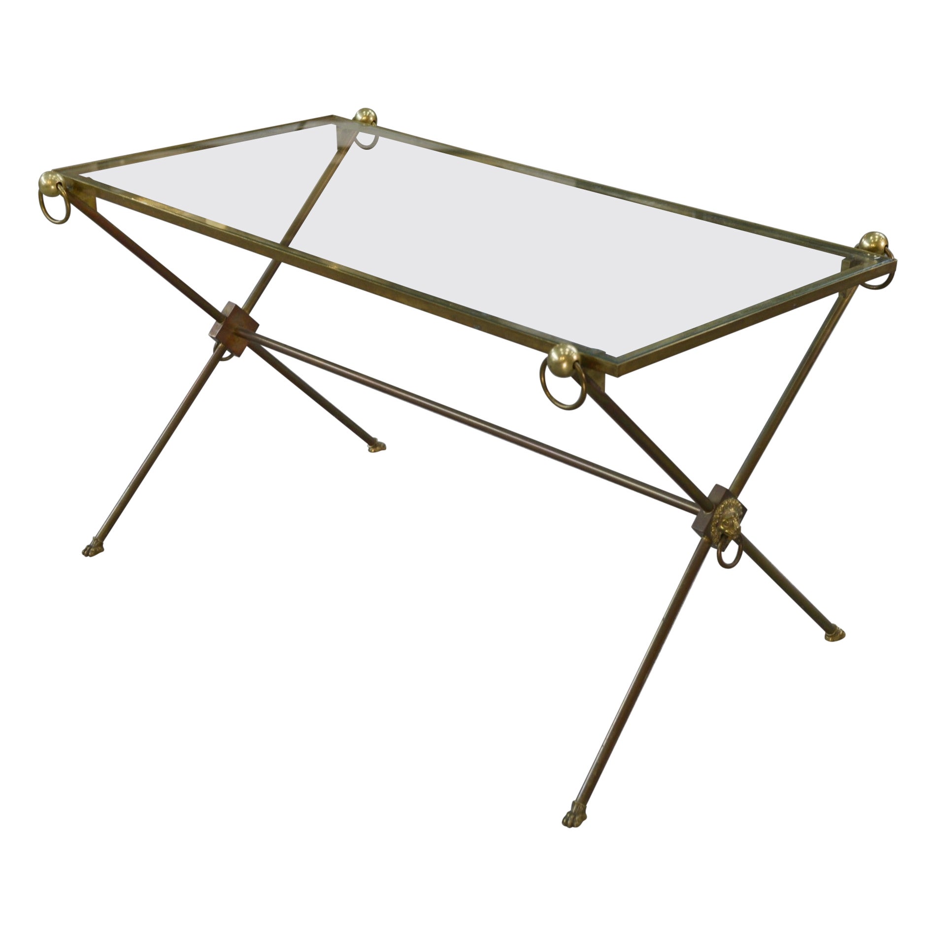 Table basse néo-classique attribuée à Maison Jansen 1950/1970's