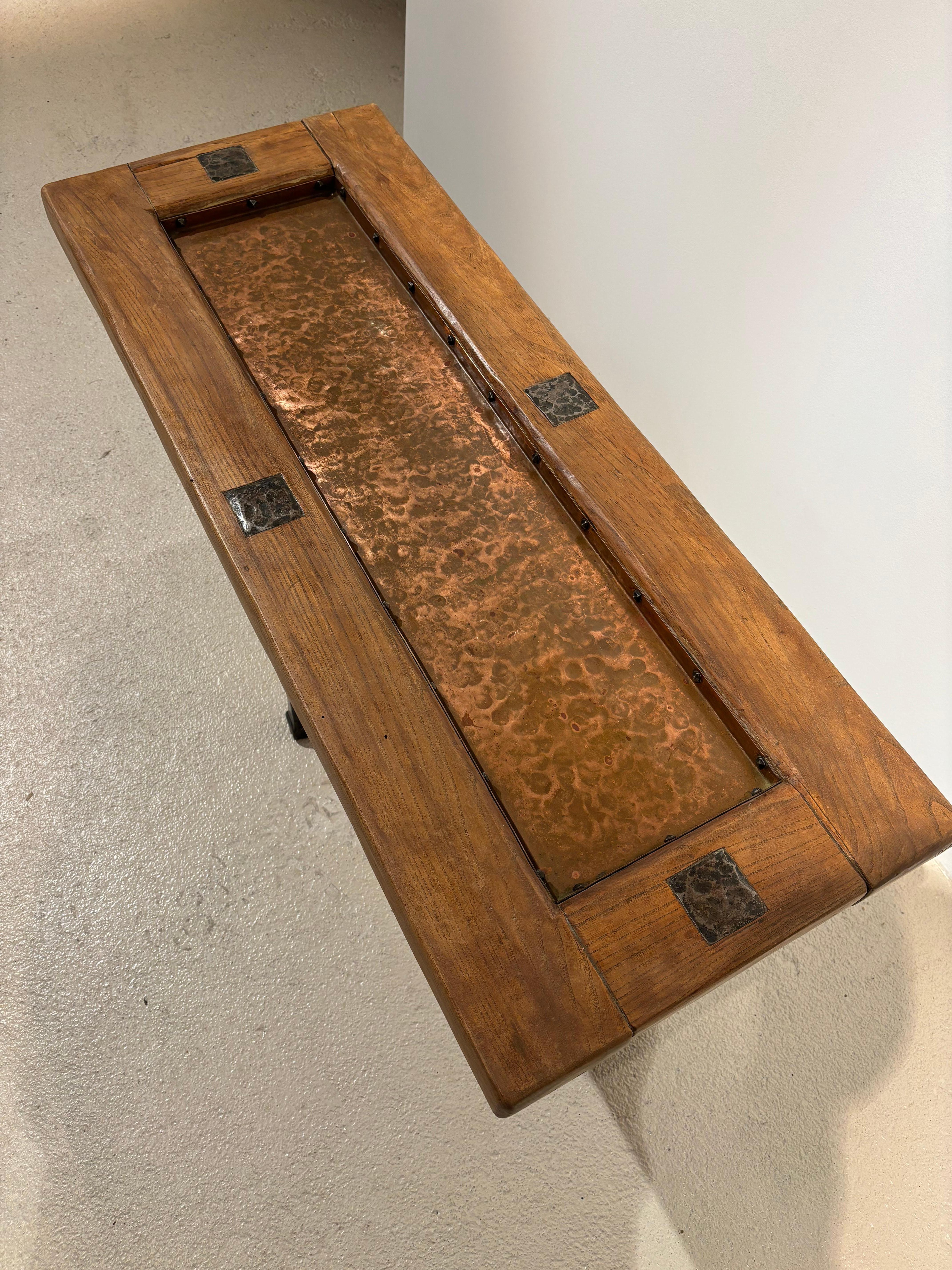 Table basse par Charles Flandres mediados del siglo XX en venta