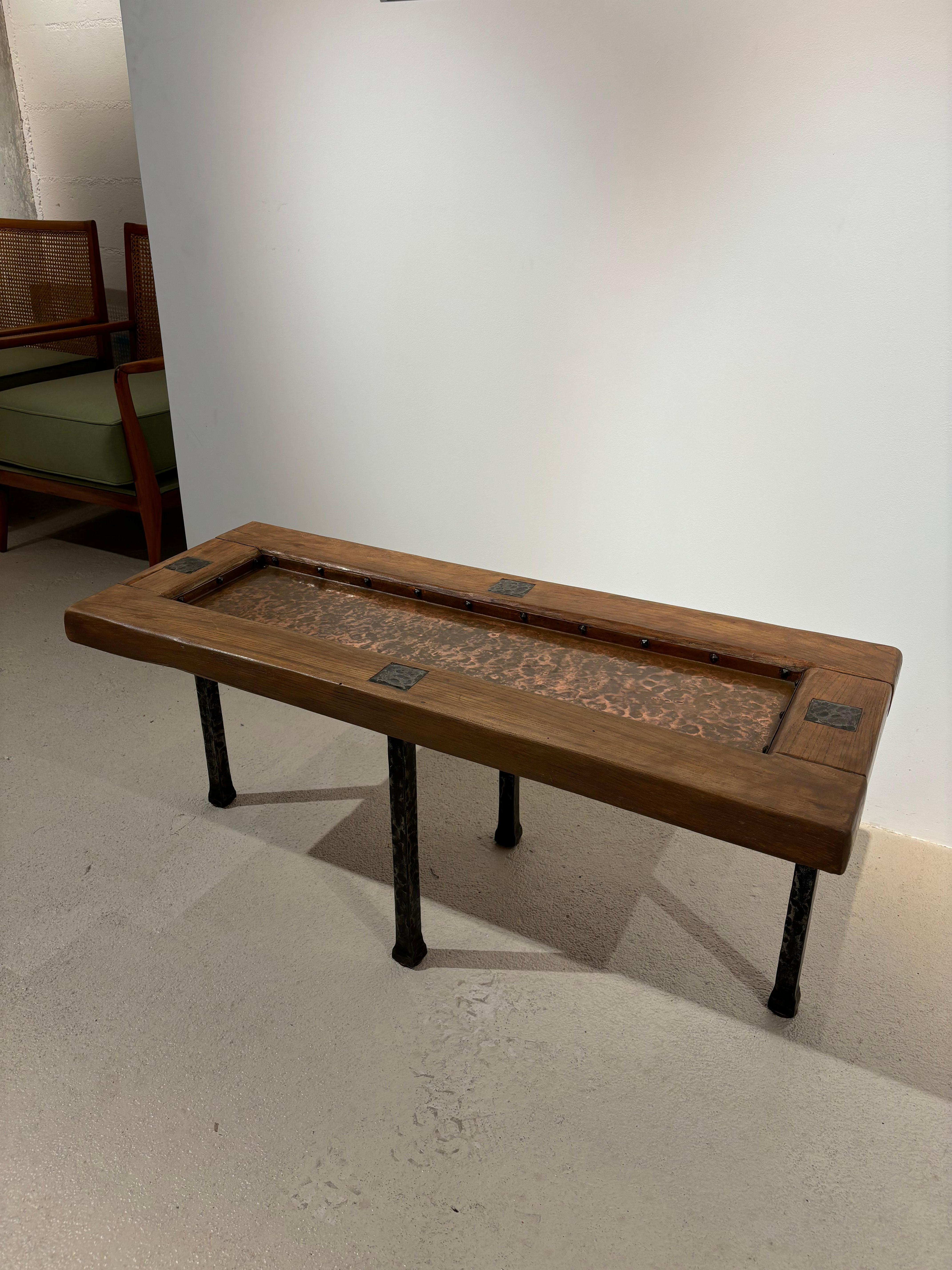 Table basse par Charles Flandres Hierro en venta