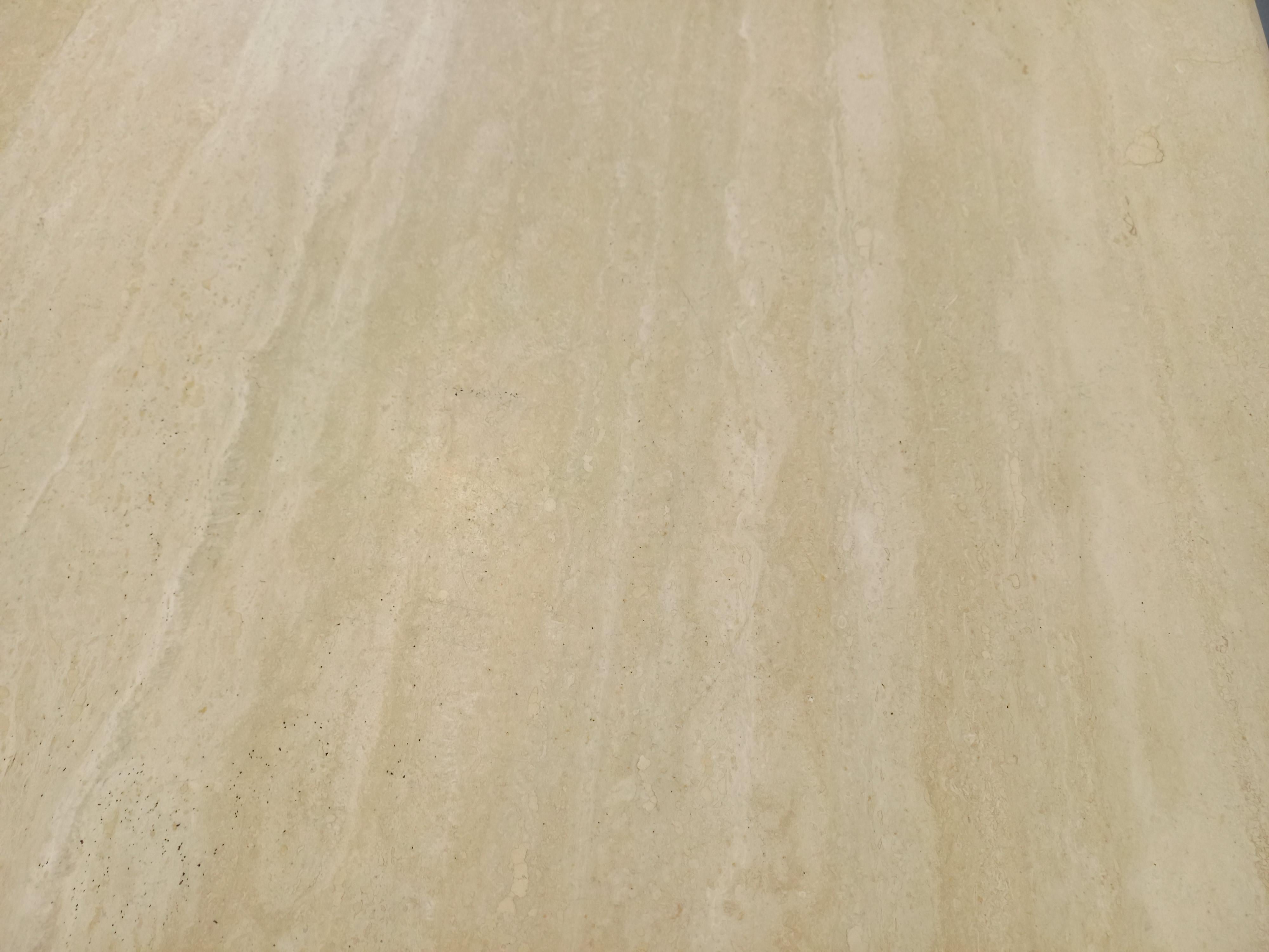 Rechteckiger Vintage-Tisch aus Travertin aus den 70er Jahren im Angebot 6