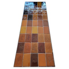 Table basse  Roger Capron en céramique émaillée Francaise Mid Century 1950