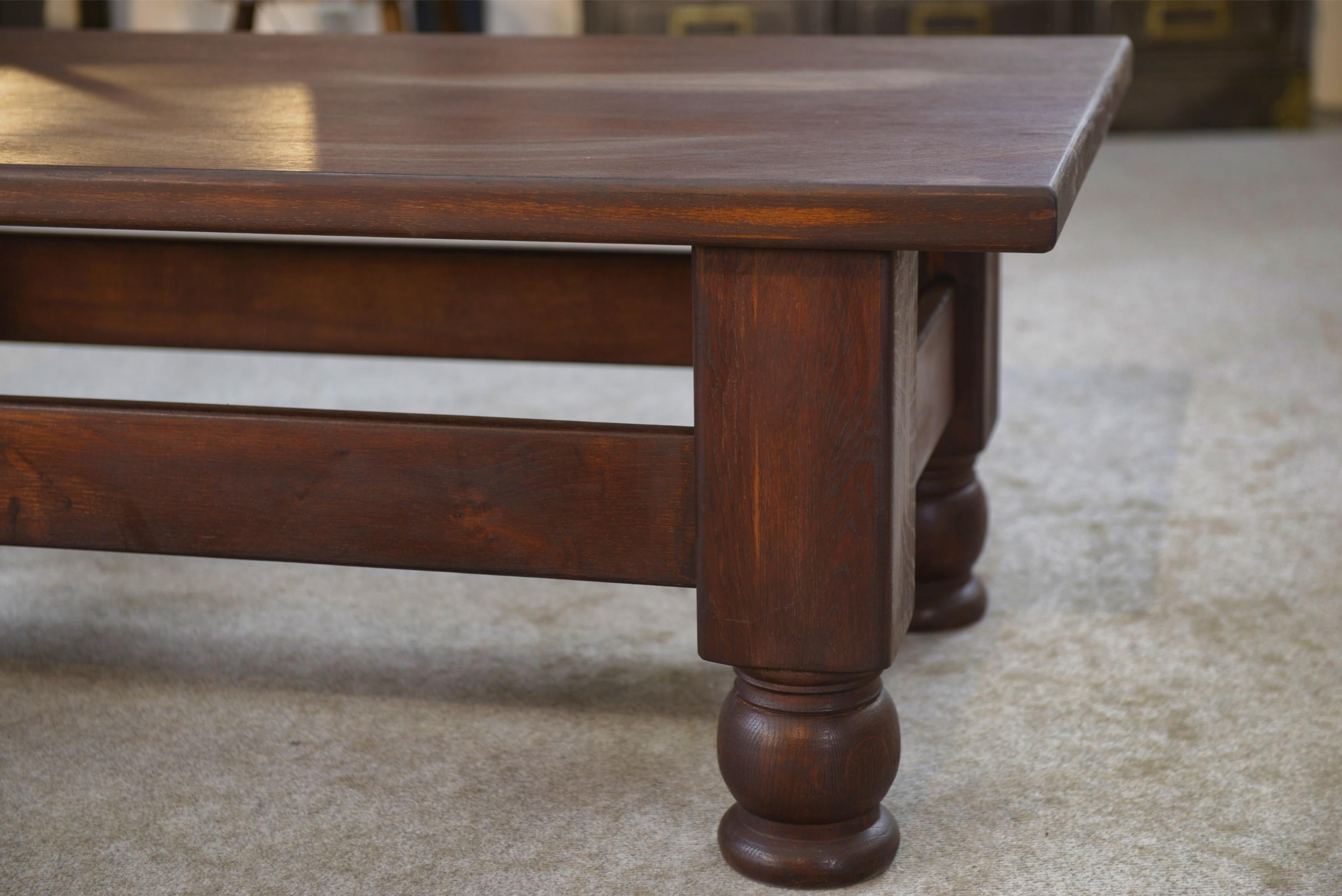 Rustikaler Tisch aus Holz 1960 im Angebot 2