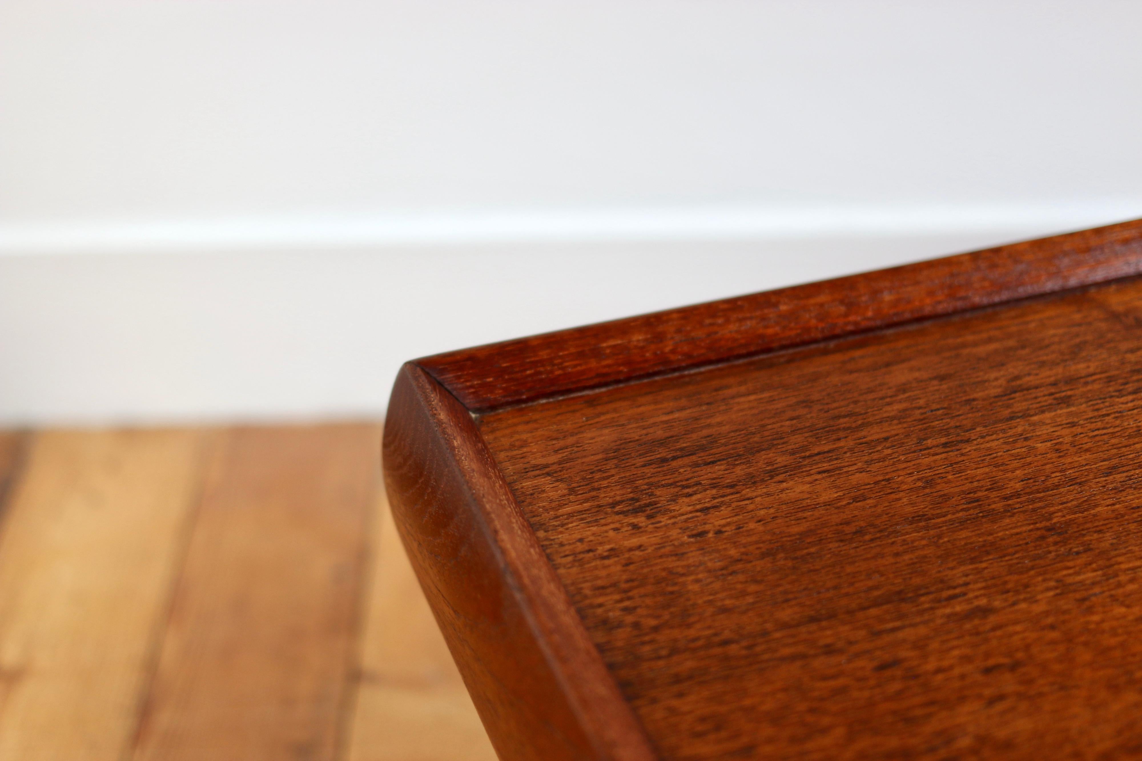 Table basse scandinave teck vintage Bramin 1960 Bon état à NANTES, FR
