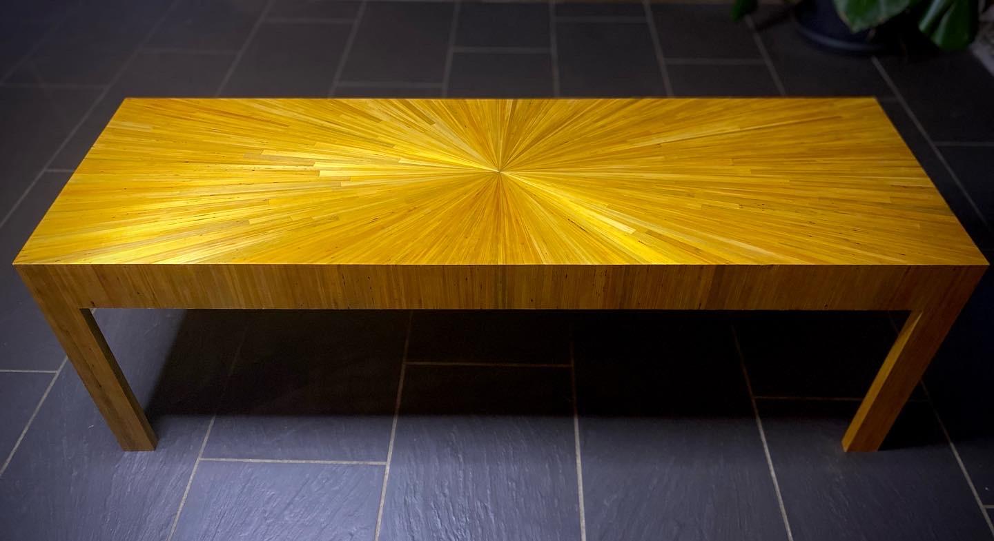 Table Basse Soleil Art Déco For Sale at 1stDibs
