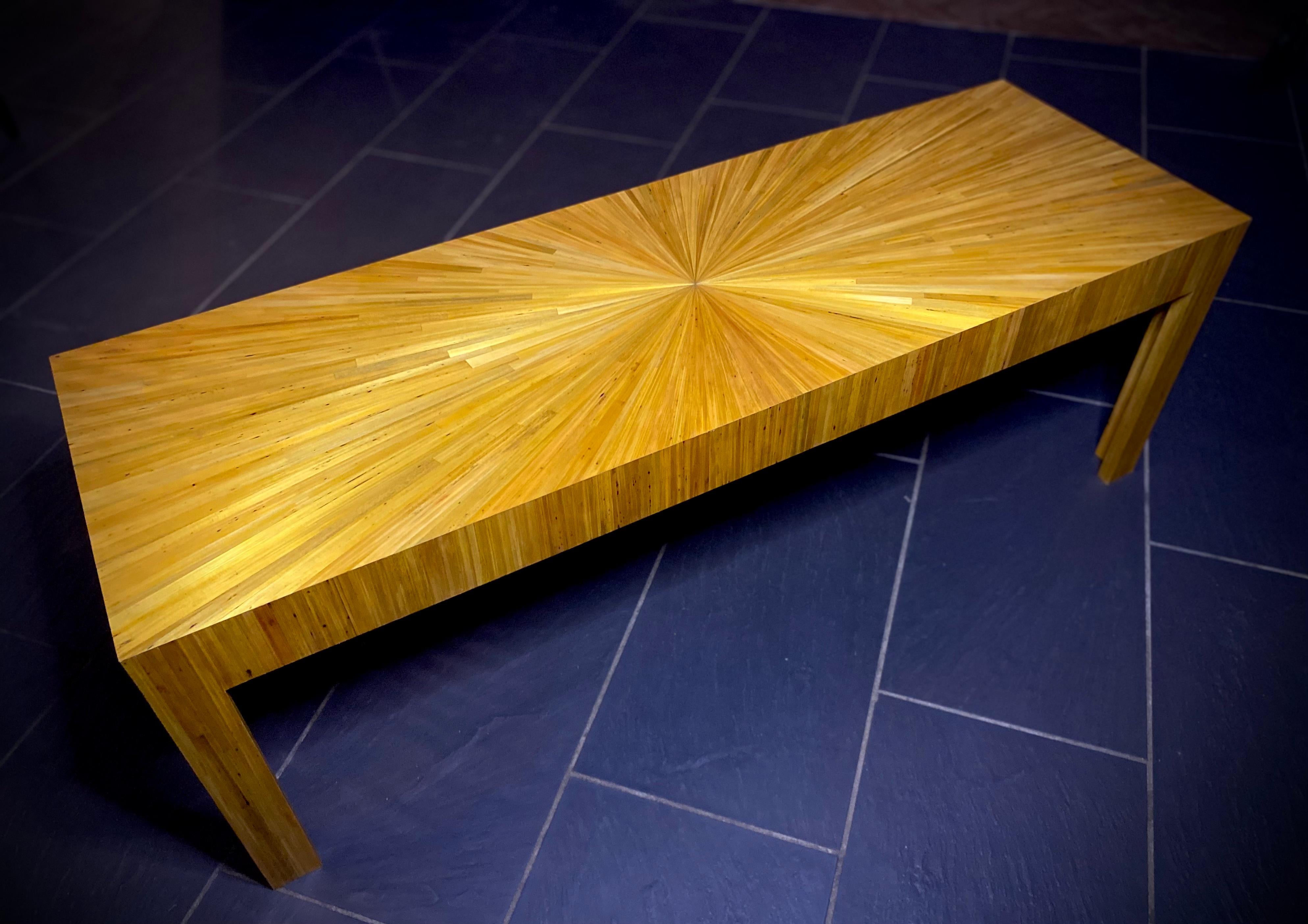 Table Basse Soleil Art Déco For Sale at 1stDibs