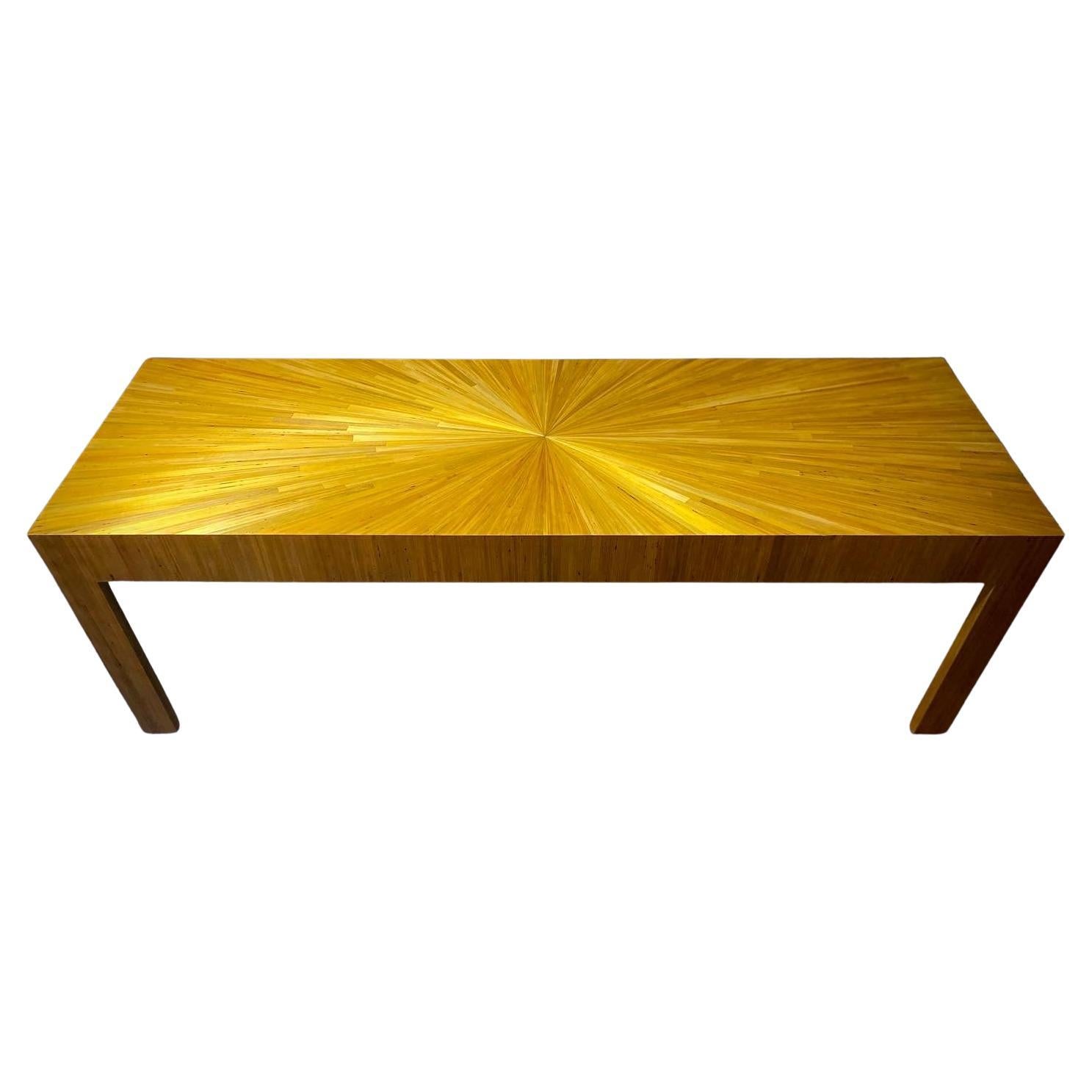 Table Basse Soleil Art Déco For Sale at 1stDibs