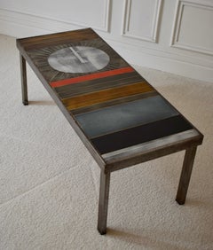 Table basse "Soleil" par Roger Capron - Vallauris, 1960