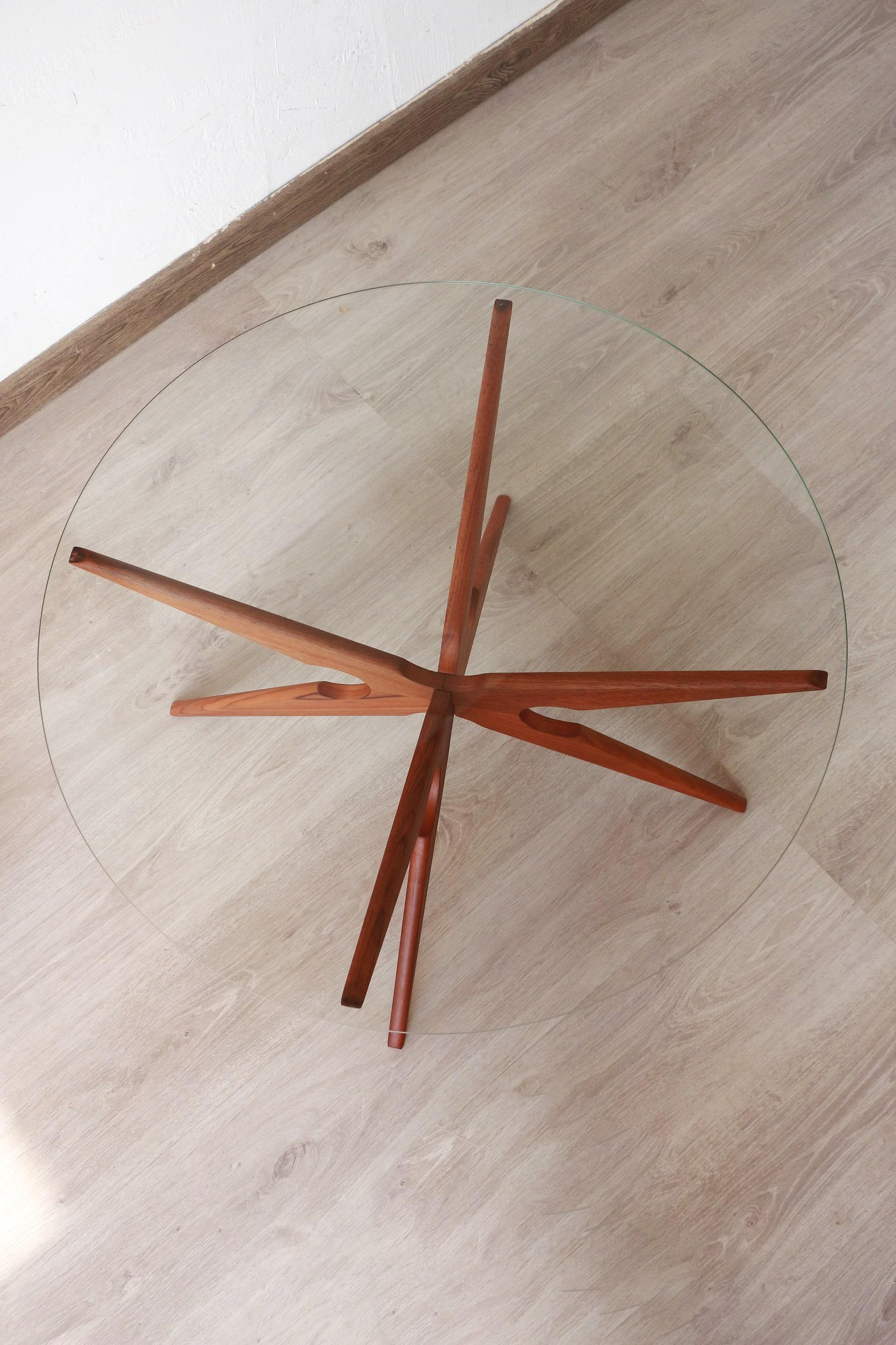 Table Basse Spider en Teck de Vladimir Kagan pour Sika Mobler, Danemark en vente 13