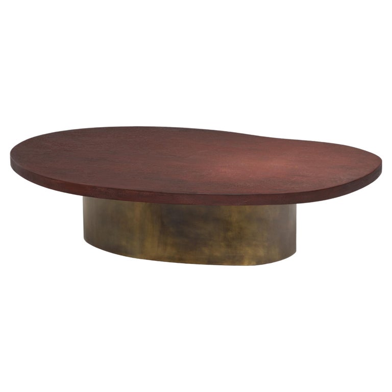 Bronze, mixedmedia coffee table For Sale at 1stDibs