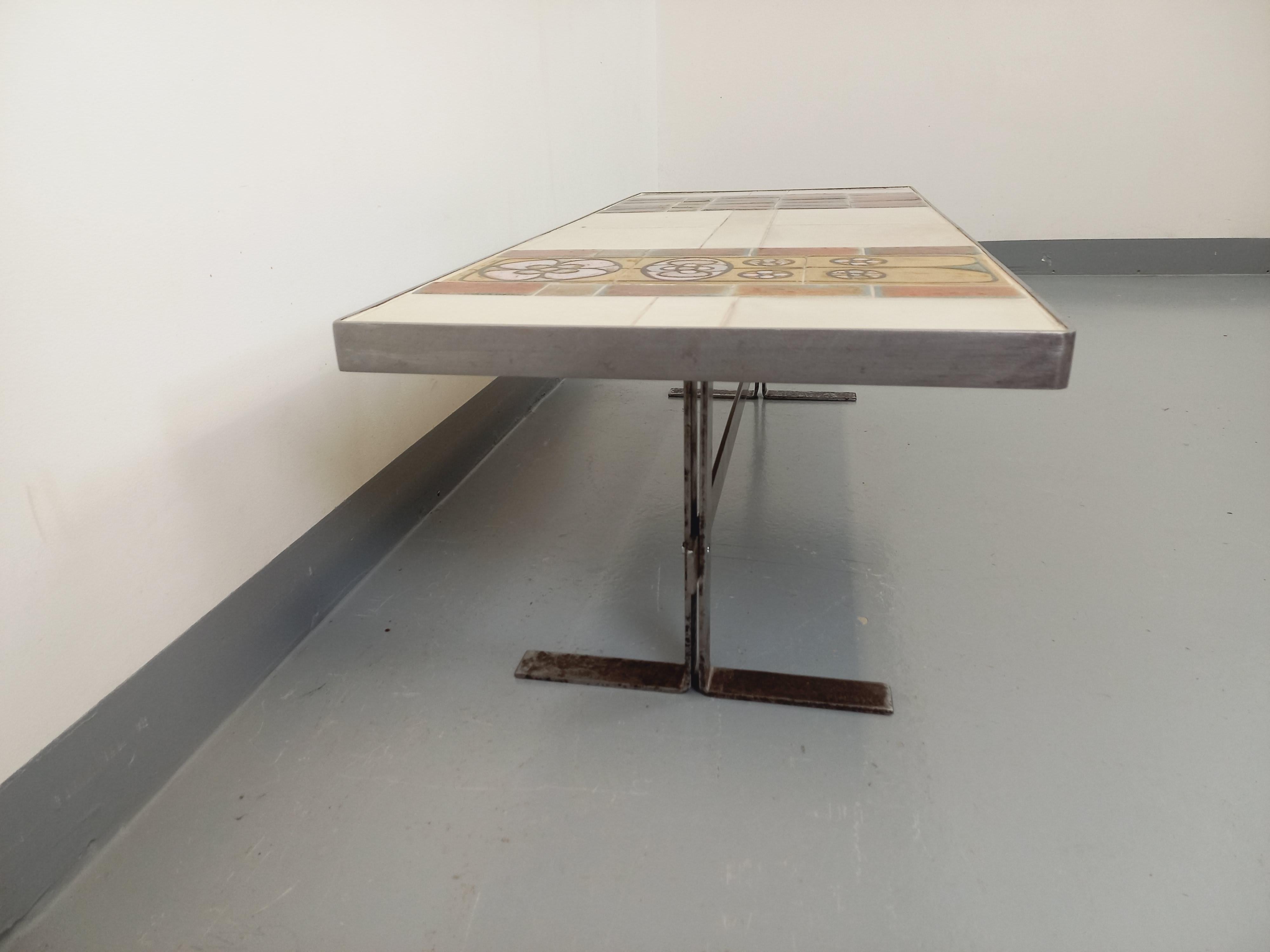Table basse vintage de Jean Gregorieff pour Roche Bobois des années 60 70 en vente 3