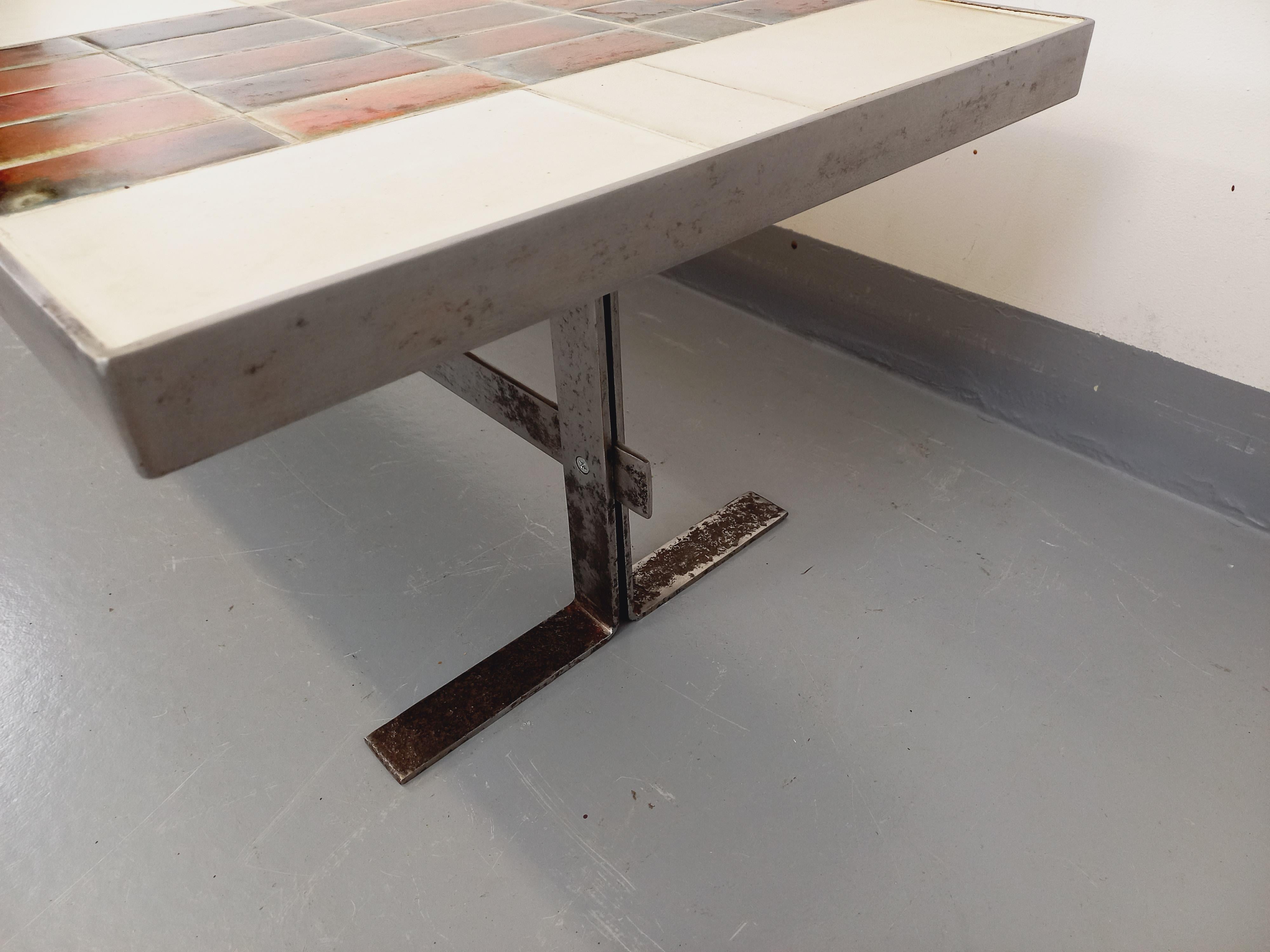 Table basse vintage de Jean Gregorieff pour Roche Bobois des années 60 70 en vente 5